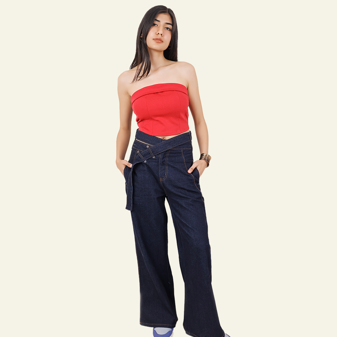 Women’s Indigo Flared Jeans - Women Liberation