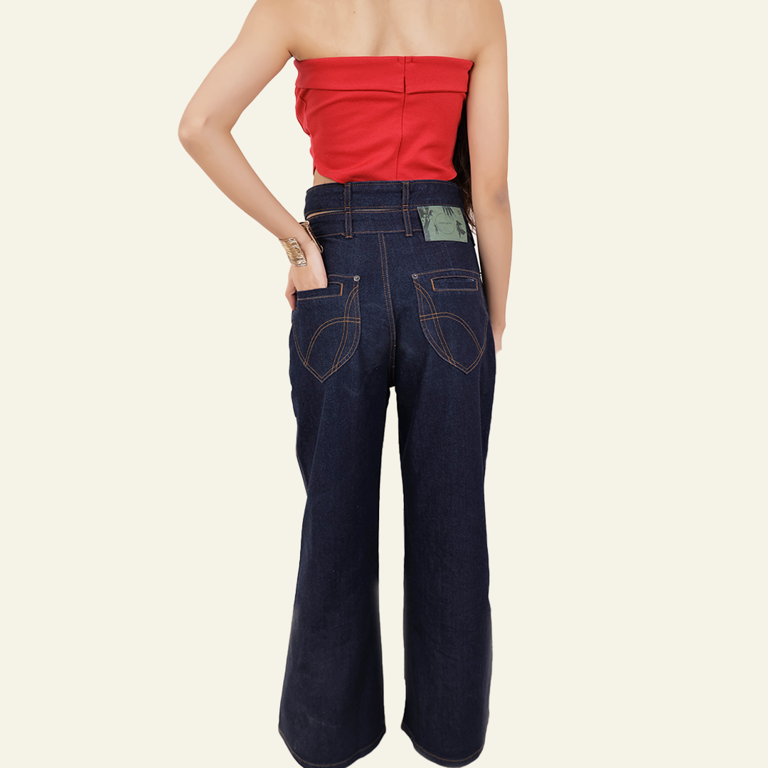 Women’s Indigo Flared Jeans - Women Liberation
