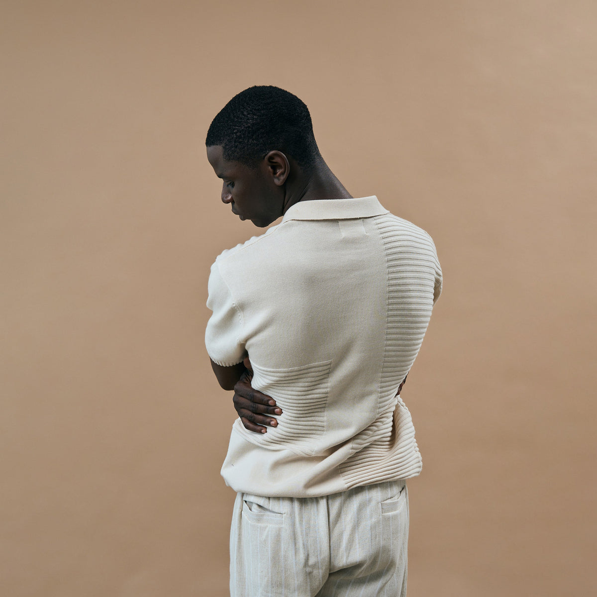 OLD MONEY POLO T-SHIRT - DULL CREAM