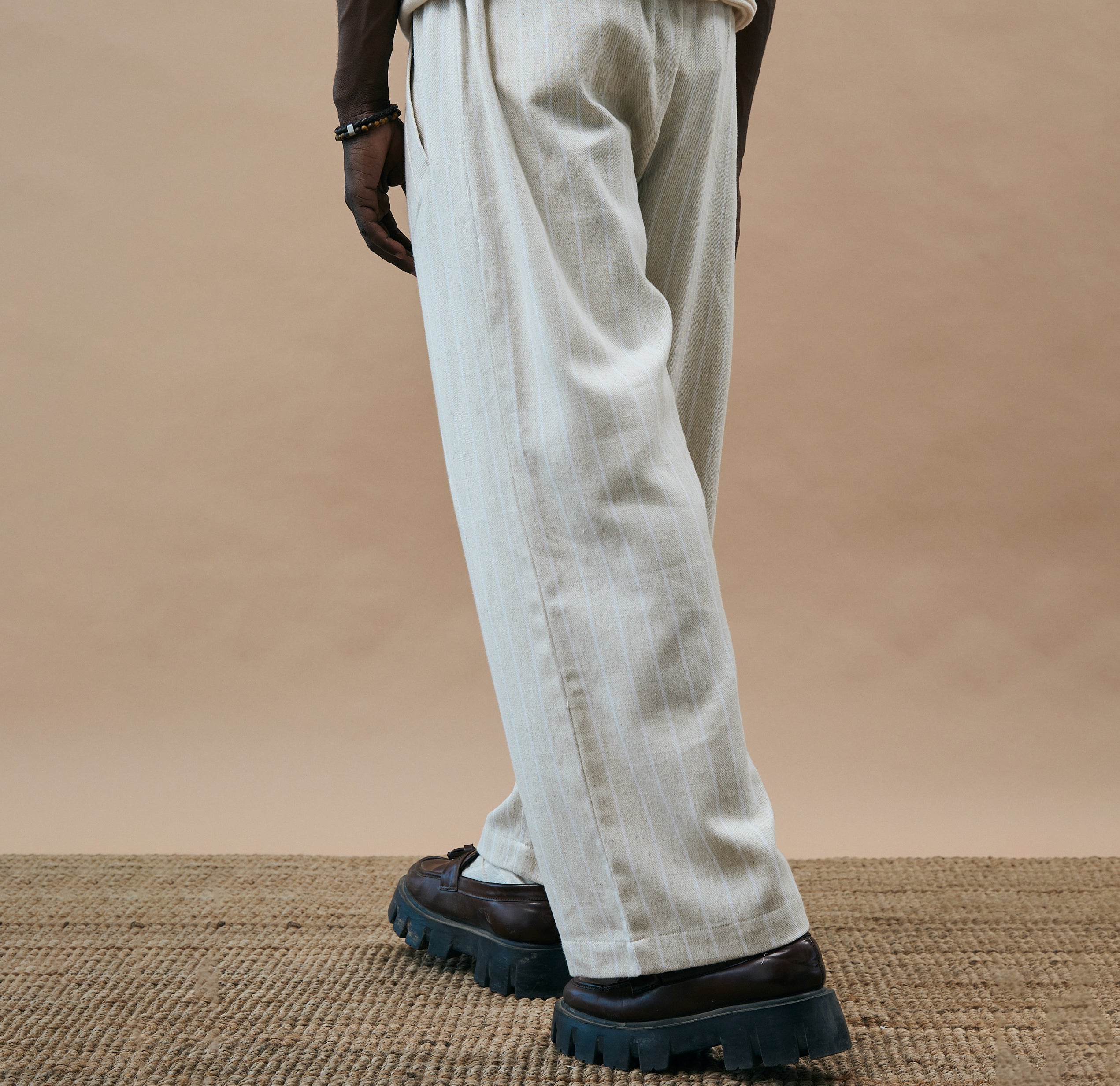 PLEATED PYJAMA- DOUGH