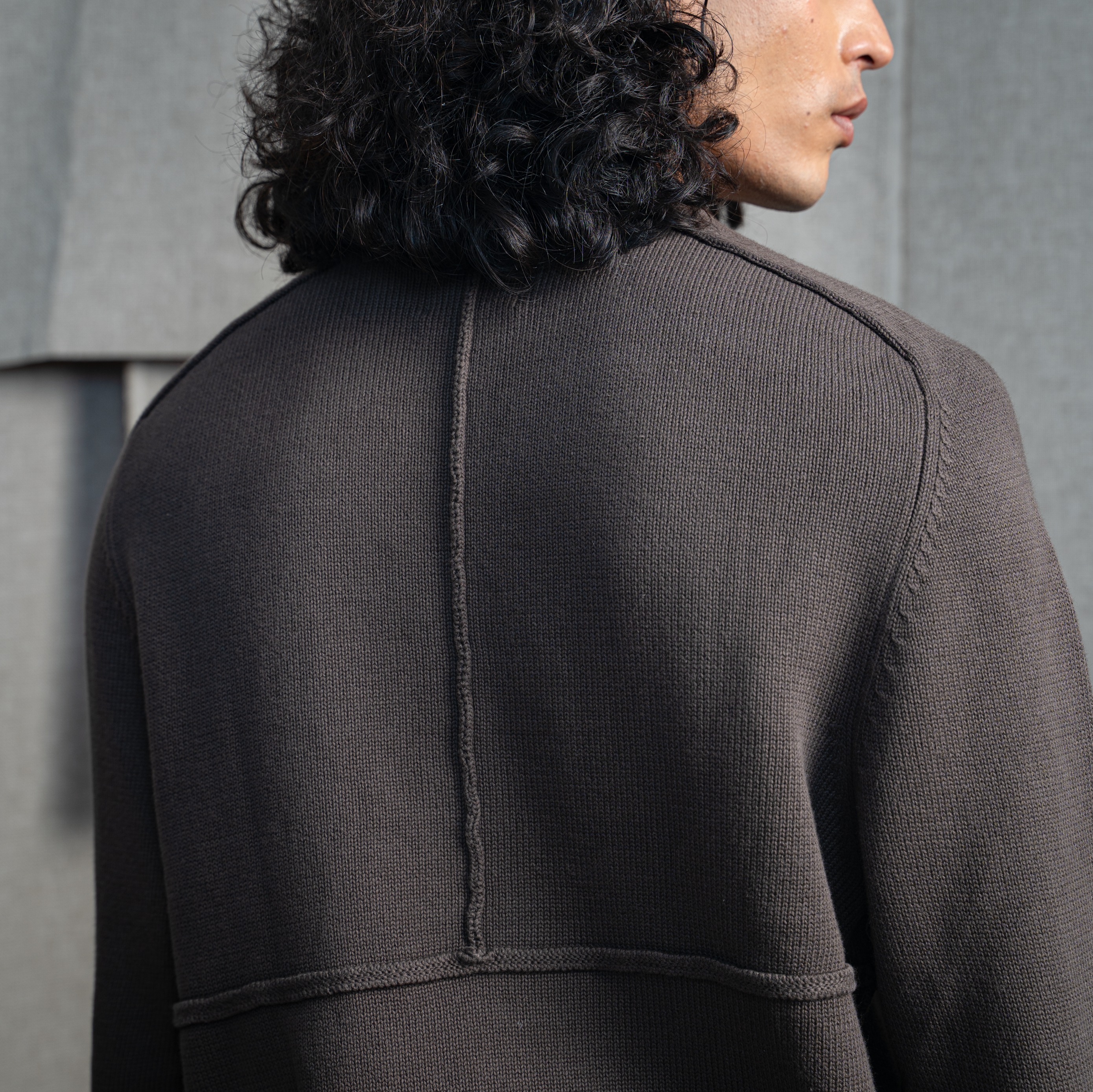 KNITTED CREW NECK JUMPER