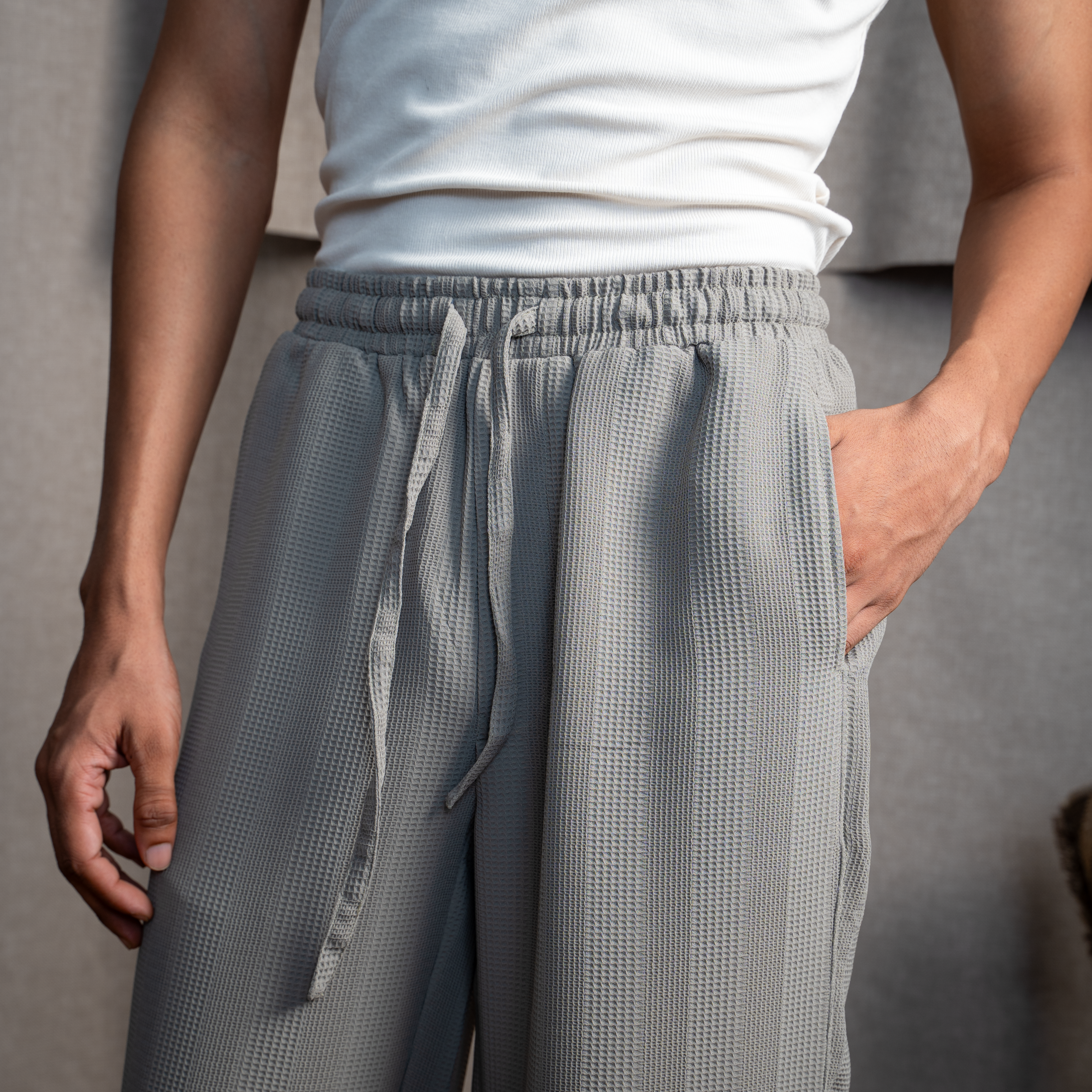 BMW DRAWSTRING TROUSER- MINT SAGE