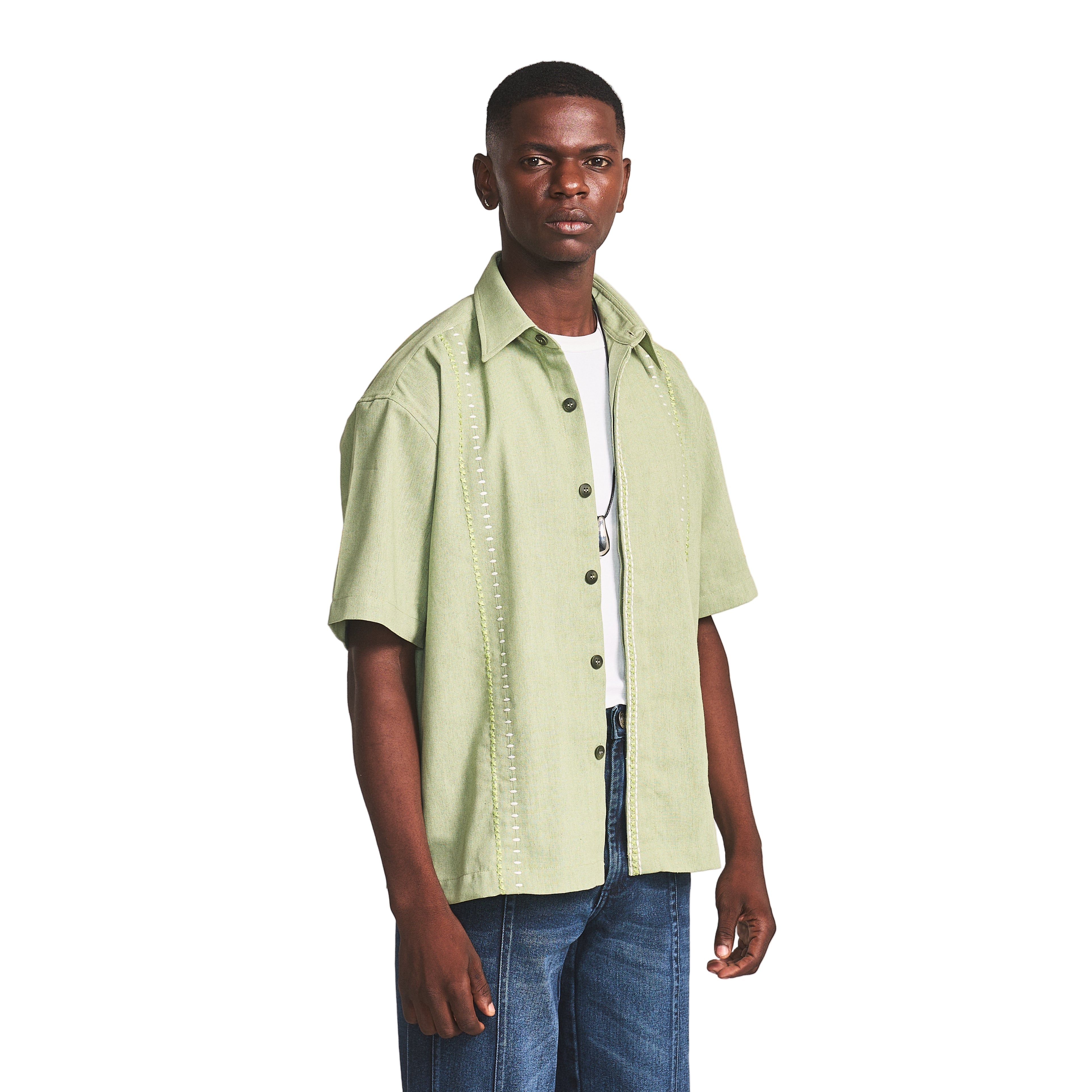 RUNNING CROSS STITCH SHIRT