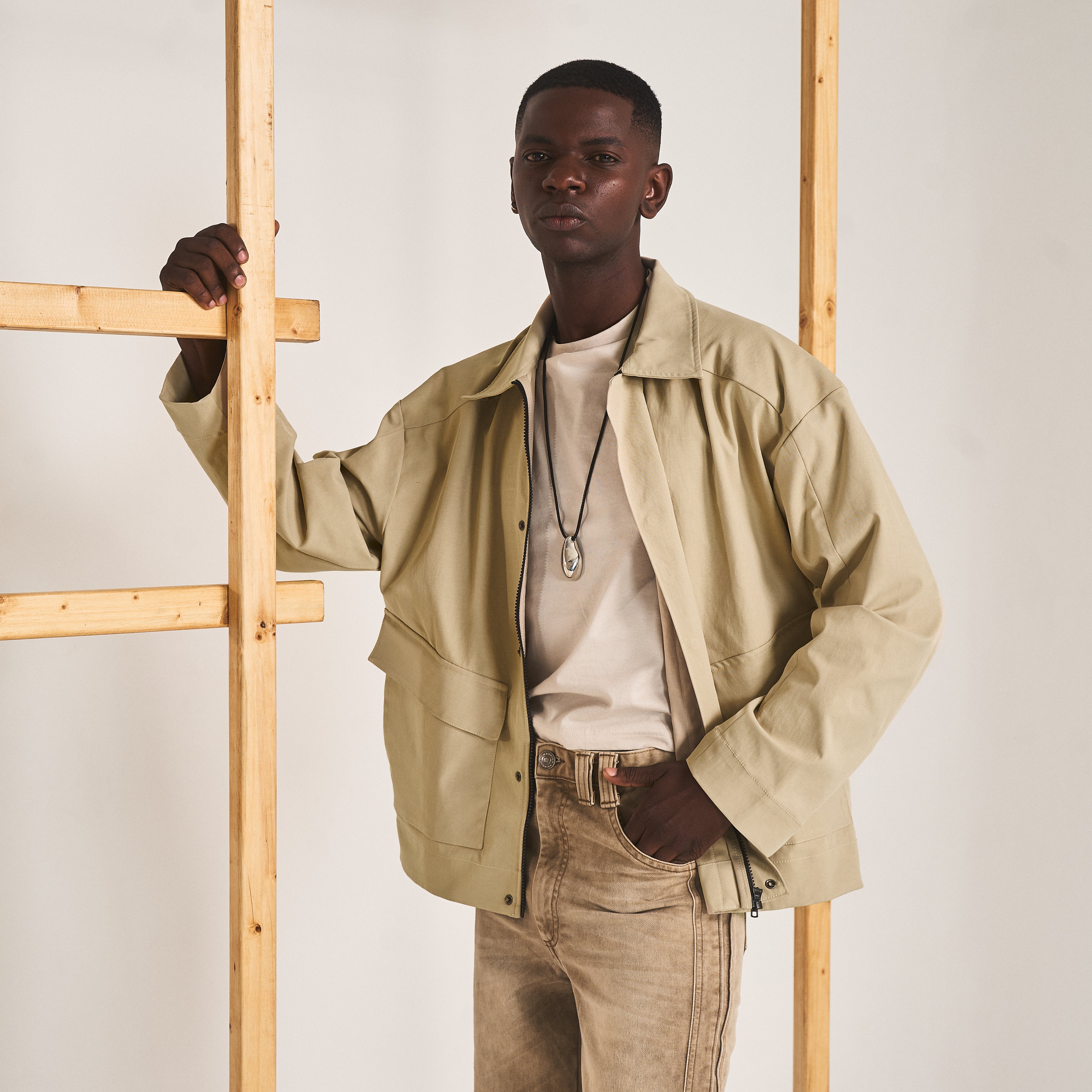 FIELD JACKET- CAMEL