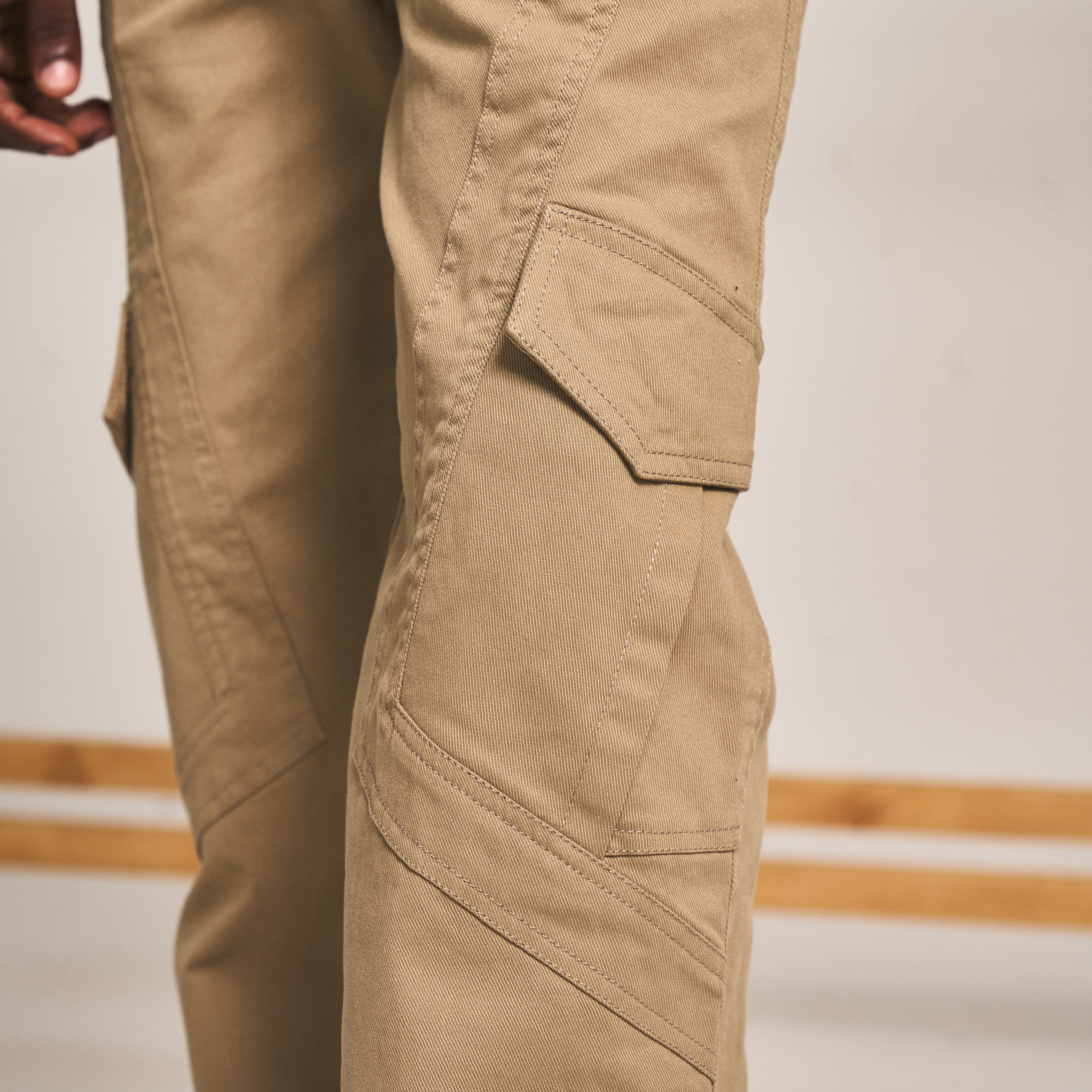 OUT SEAM PANEL CARGO- KHAKI