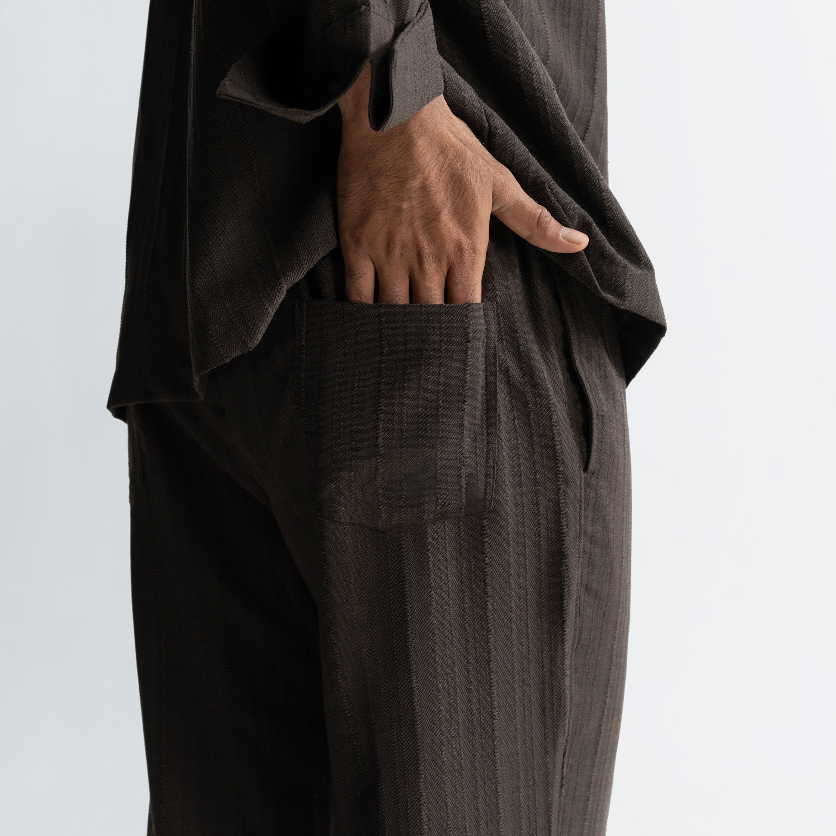 TWINE PANTS - BROWN