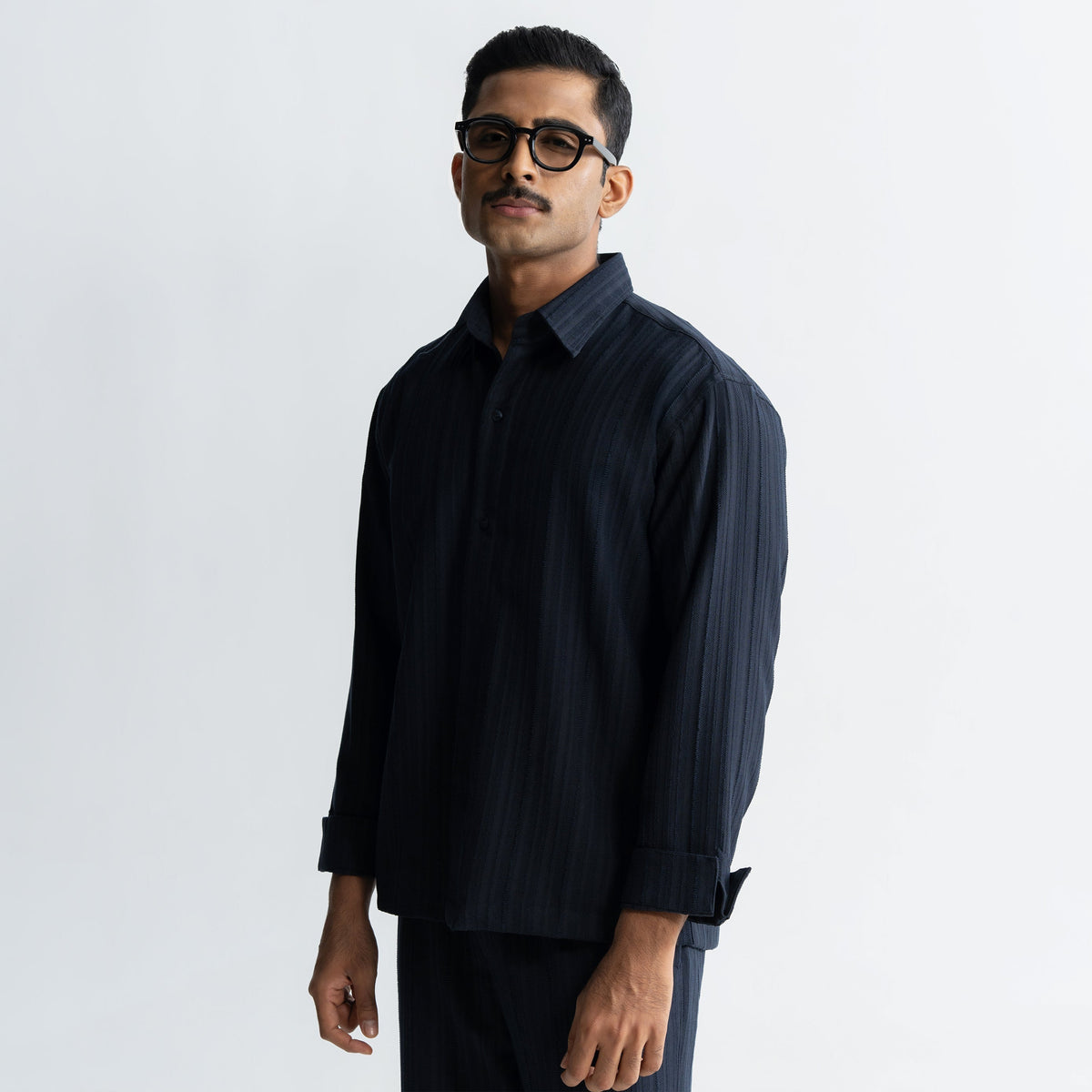 TWINE SHIRT - NAVY