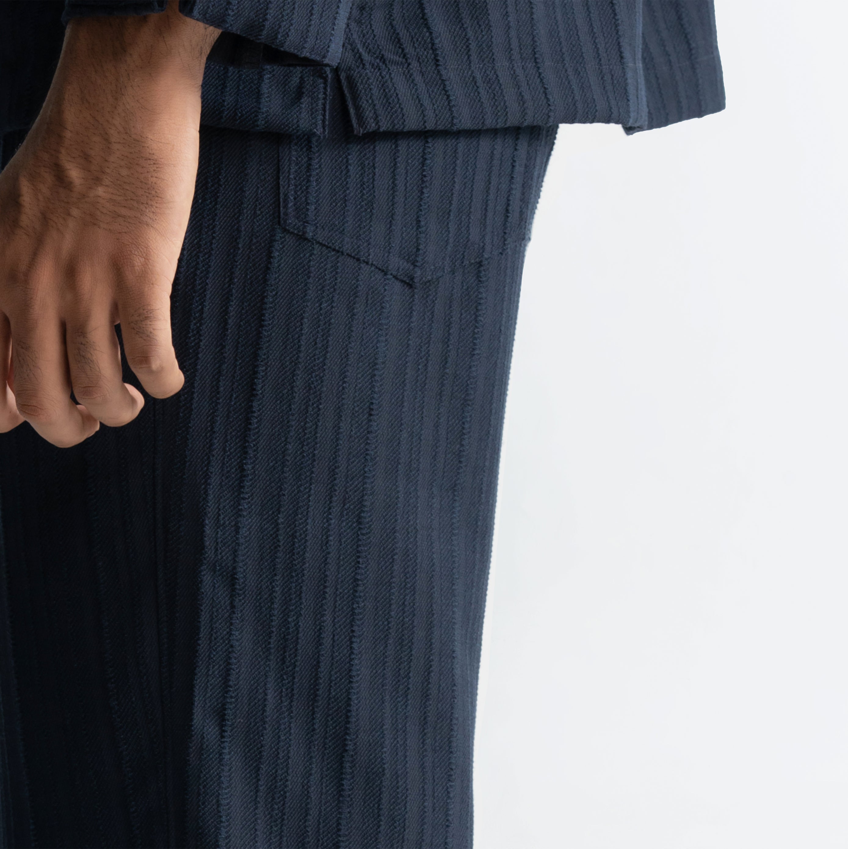 TWINE PANTS - NAVY