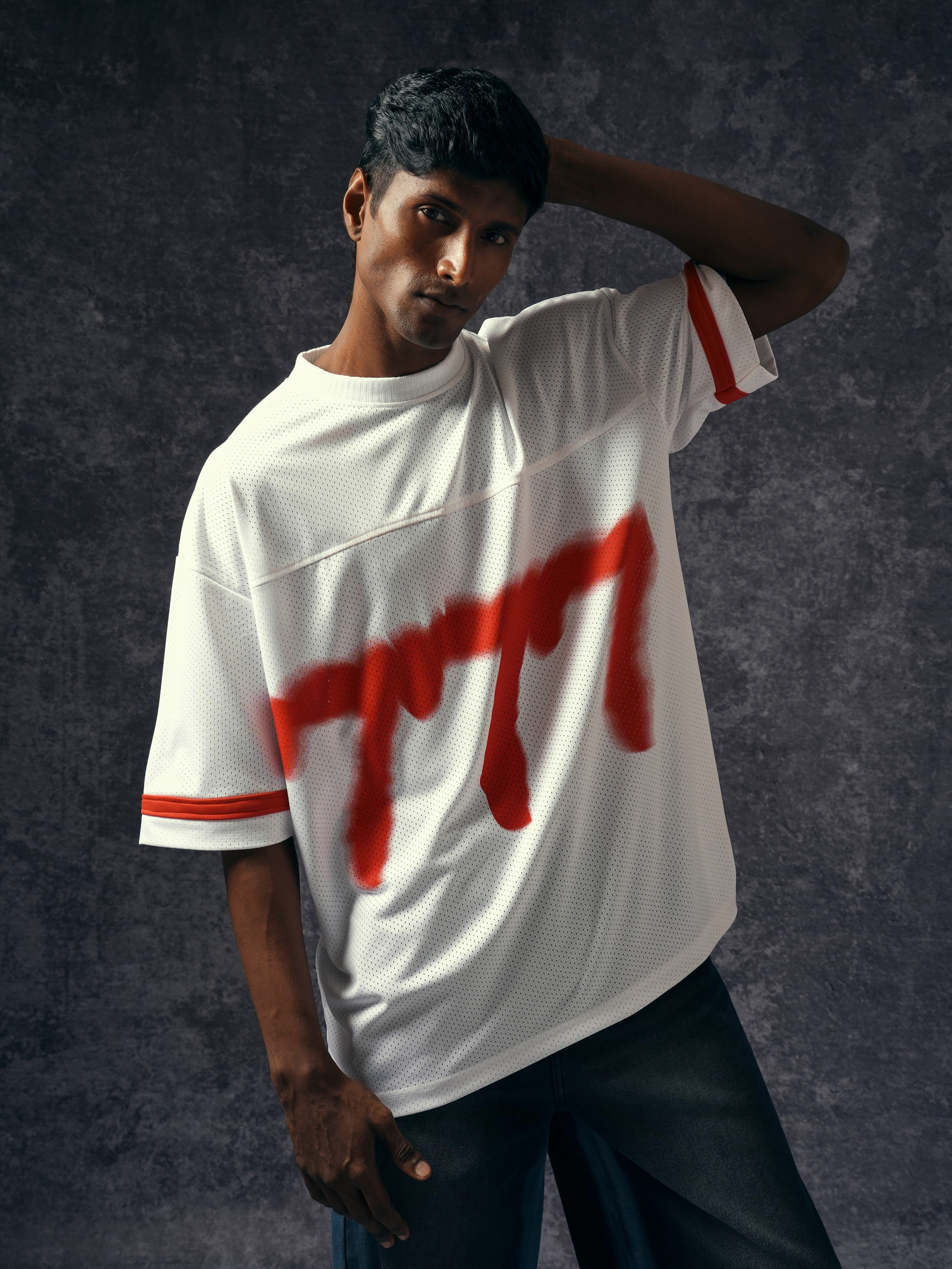 777 White Basic Jersey