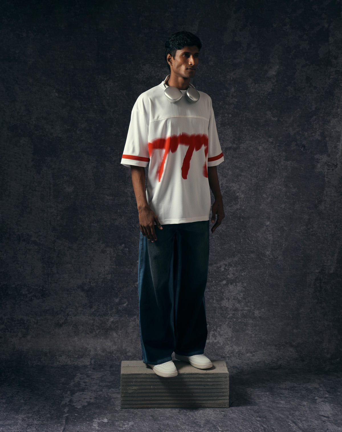 777 White Basic Jersey
