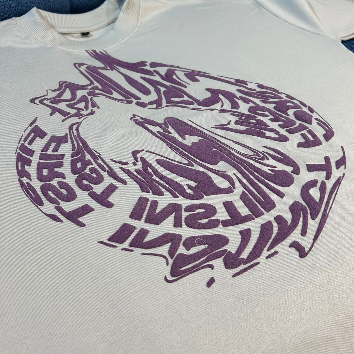Liquidity Oversized T-Shirt - (Stone)