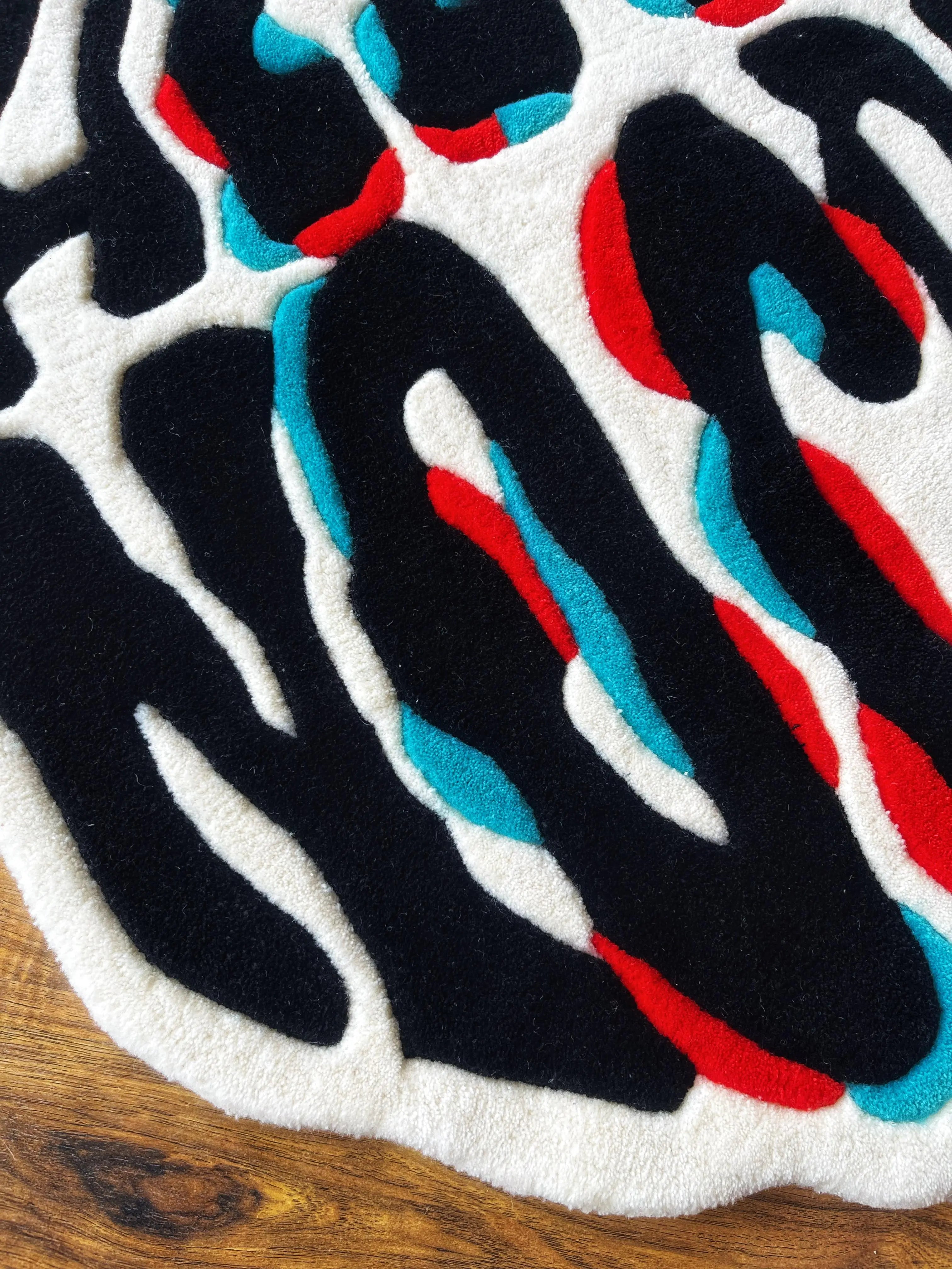 All Cash No Credit Hand Tufted Custom Rug by The Drip Co.
