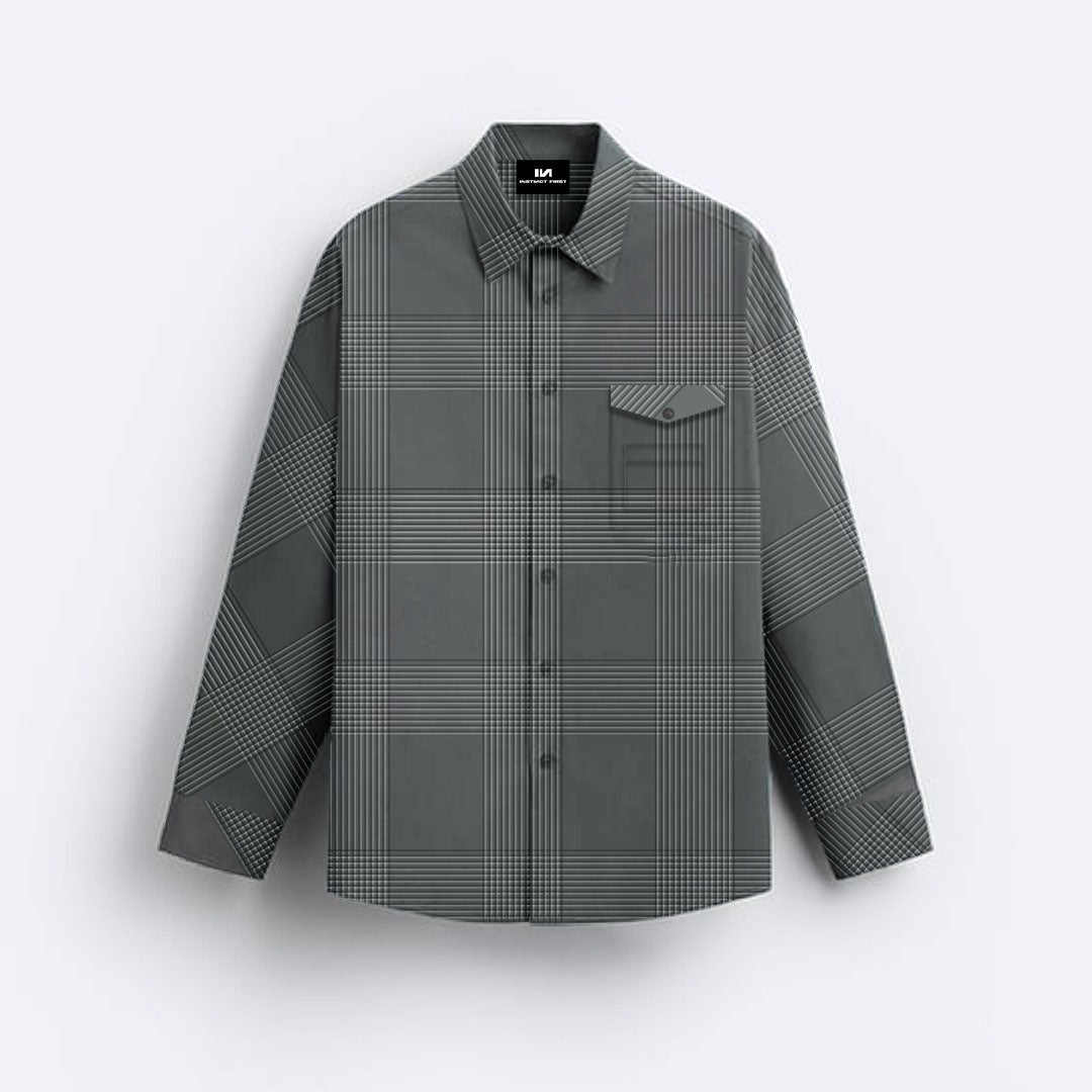 Flannel Shirt - (Fossil)