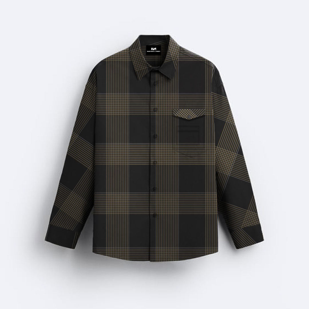 Flannel Shirt - (Ash Gold)