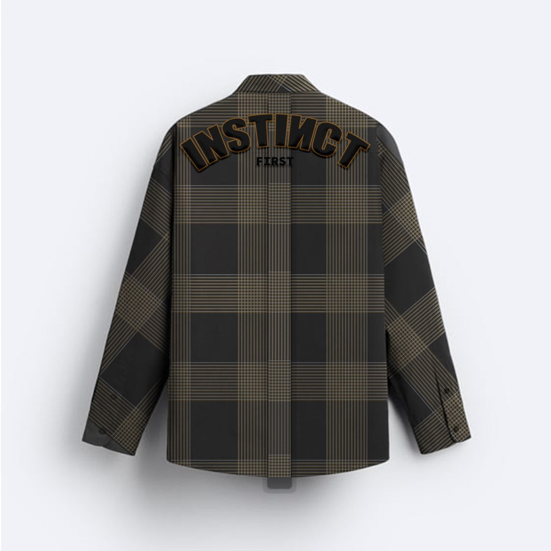 Flannel Shirt - (Ash Gold)