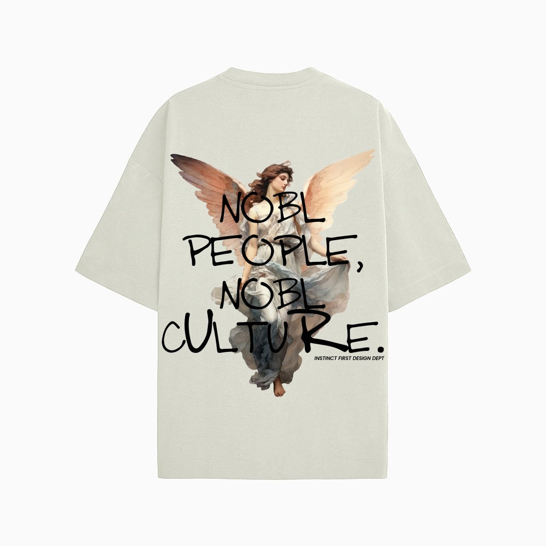 Nobl Oversized T-shirt- (Off-White)