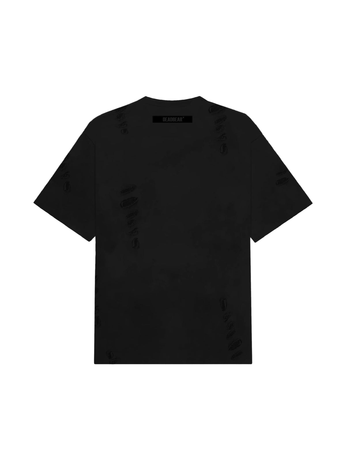 Distressed Black Tee