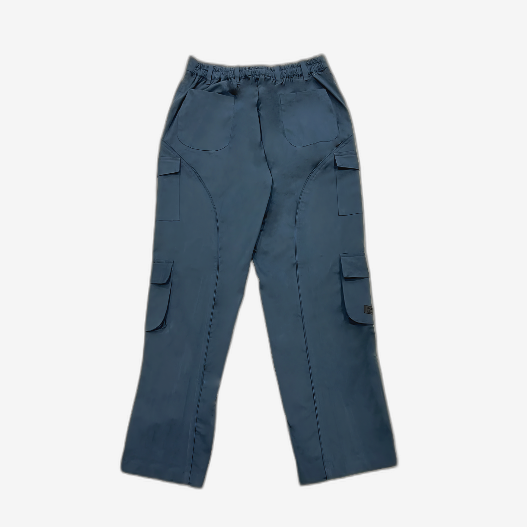 Combat Cargos - (Washed Blue)