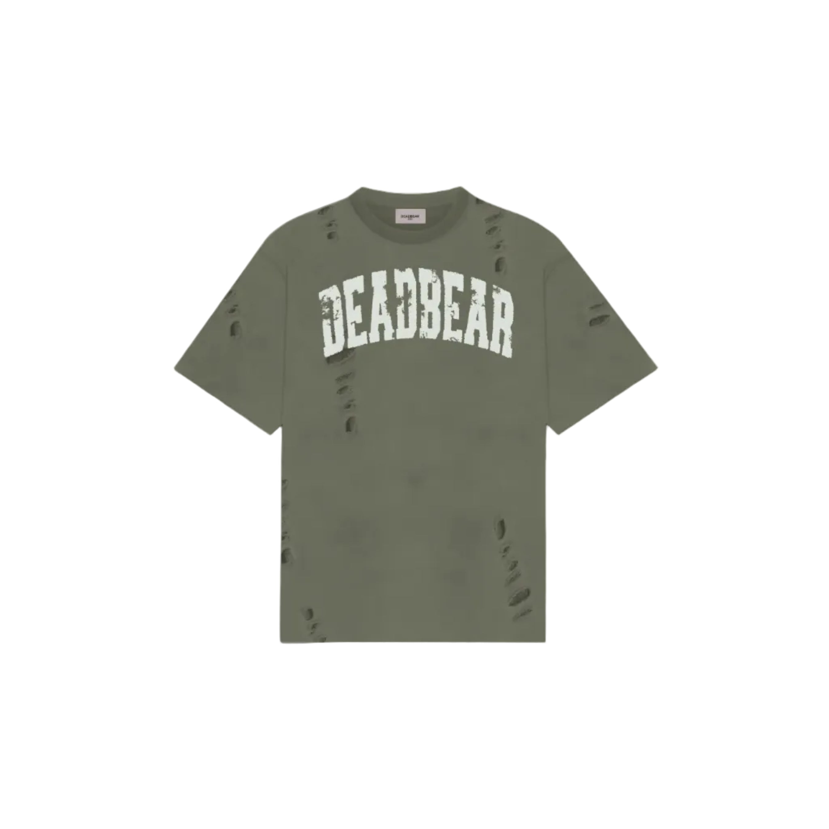 Distressed Olive Tee