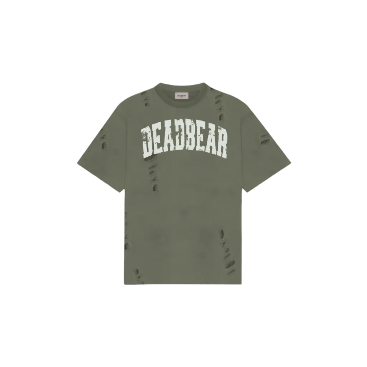 Distressed Olive Tee
