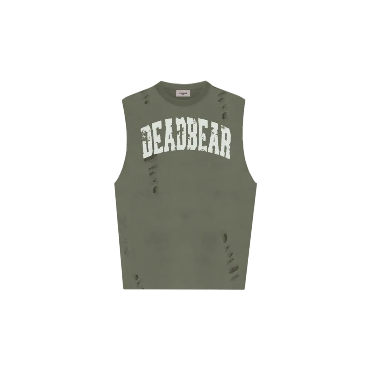 Distressed Olive Tank