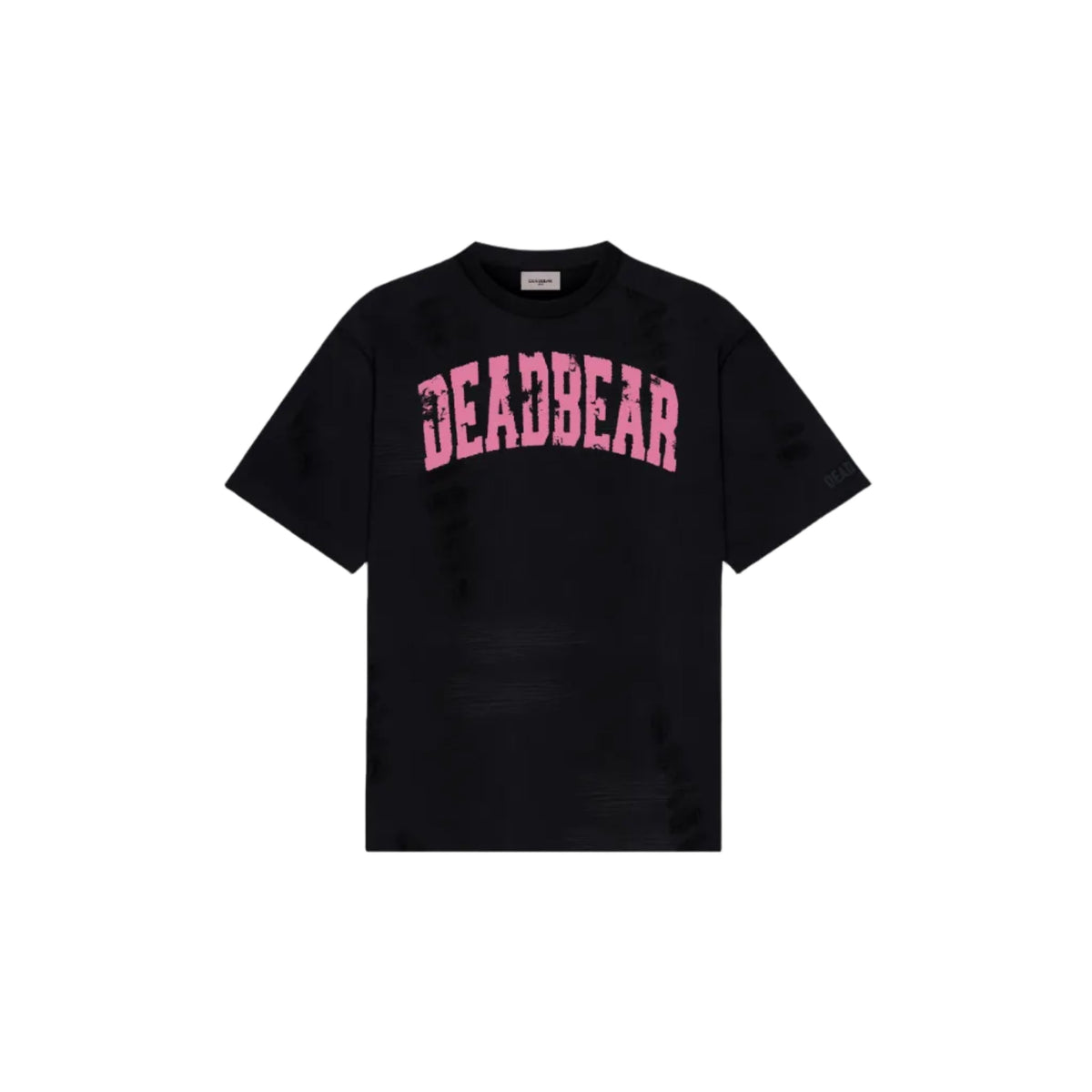 Distressed Black Tee