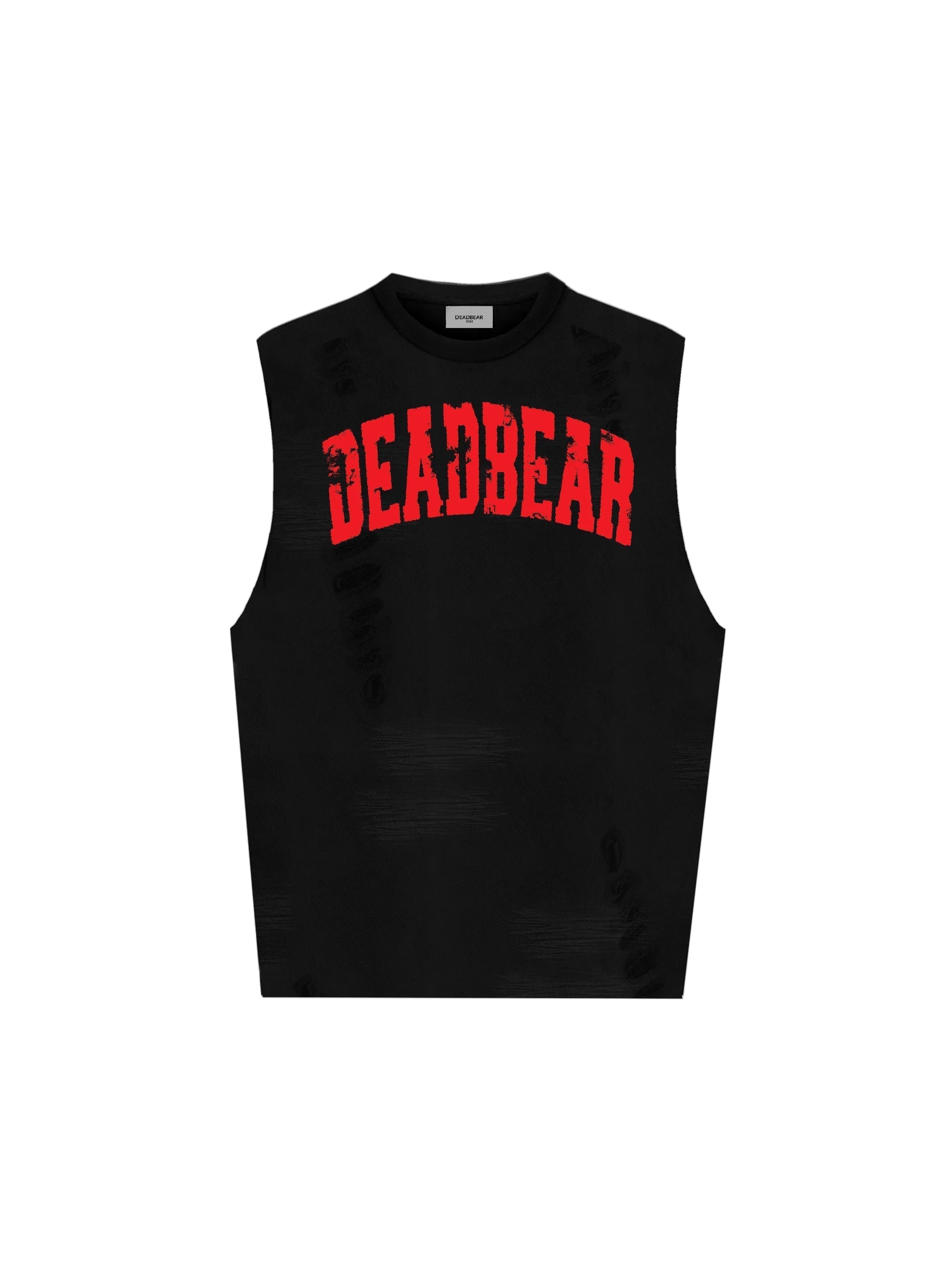 Distressed Black Tank