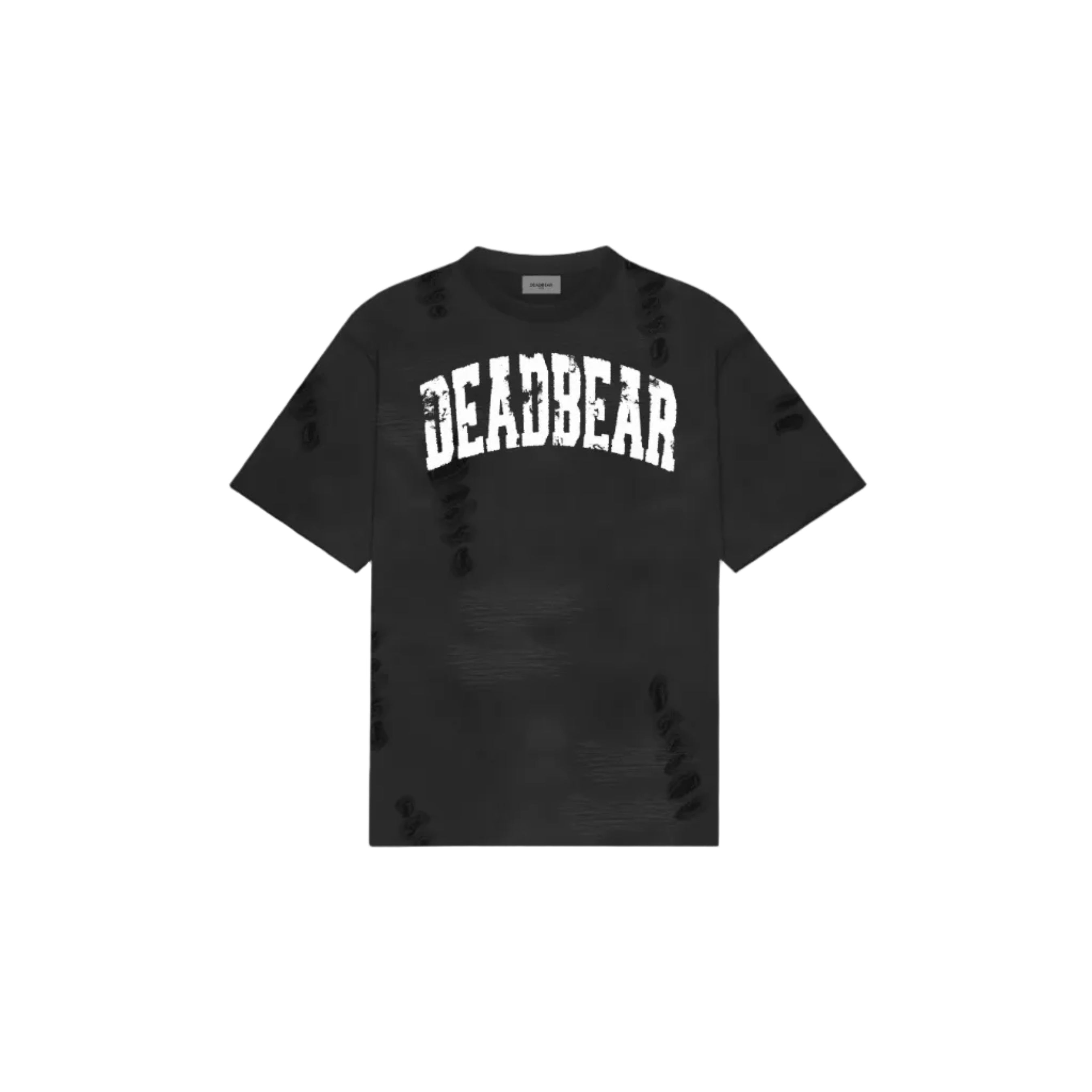 Distressed Washed Black Tee