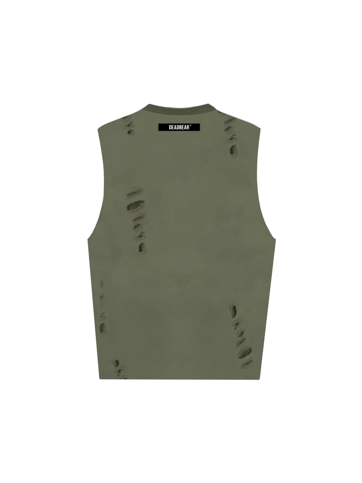 Distressed Olive Tank