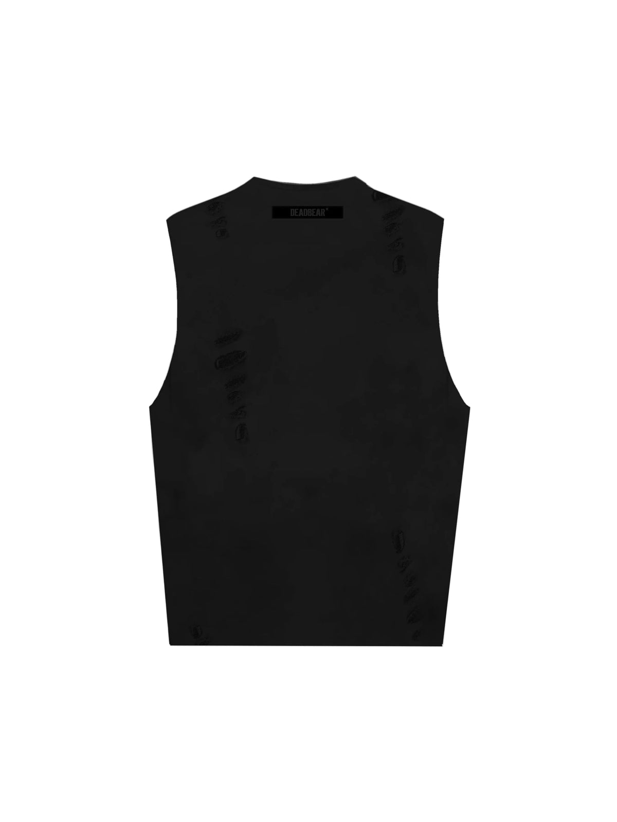 Distressed Black Tank