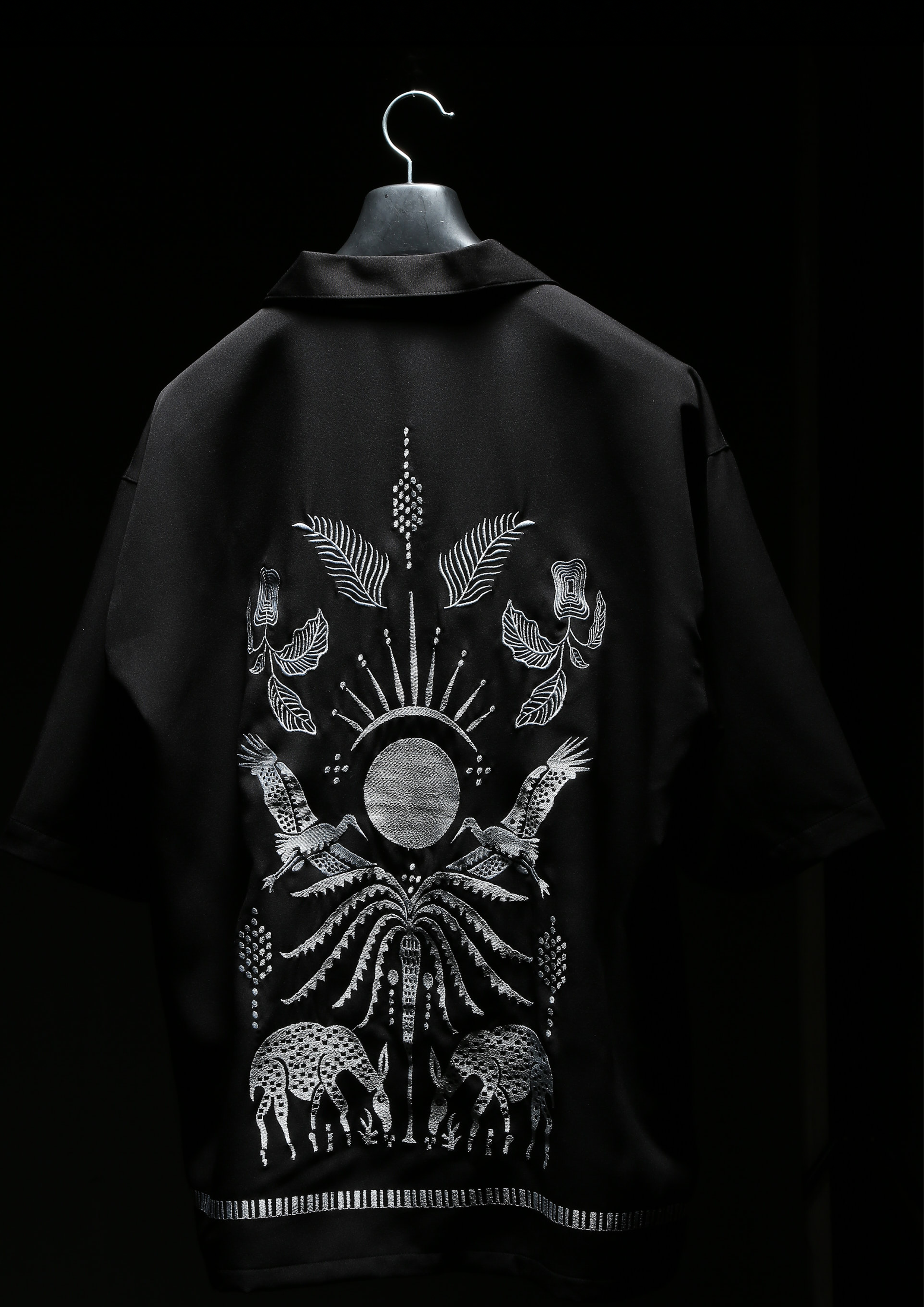 Sound of Silence Black Bowling Shirt