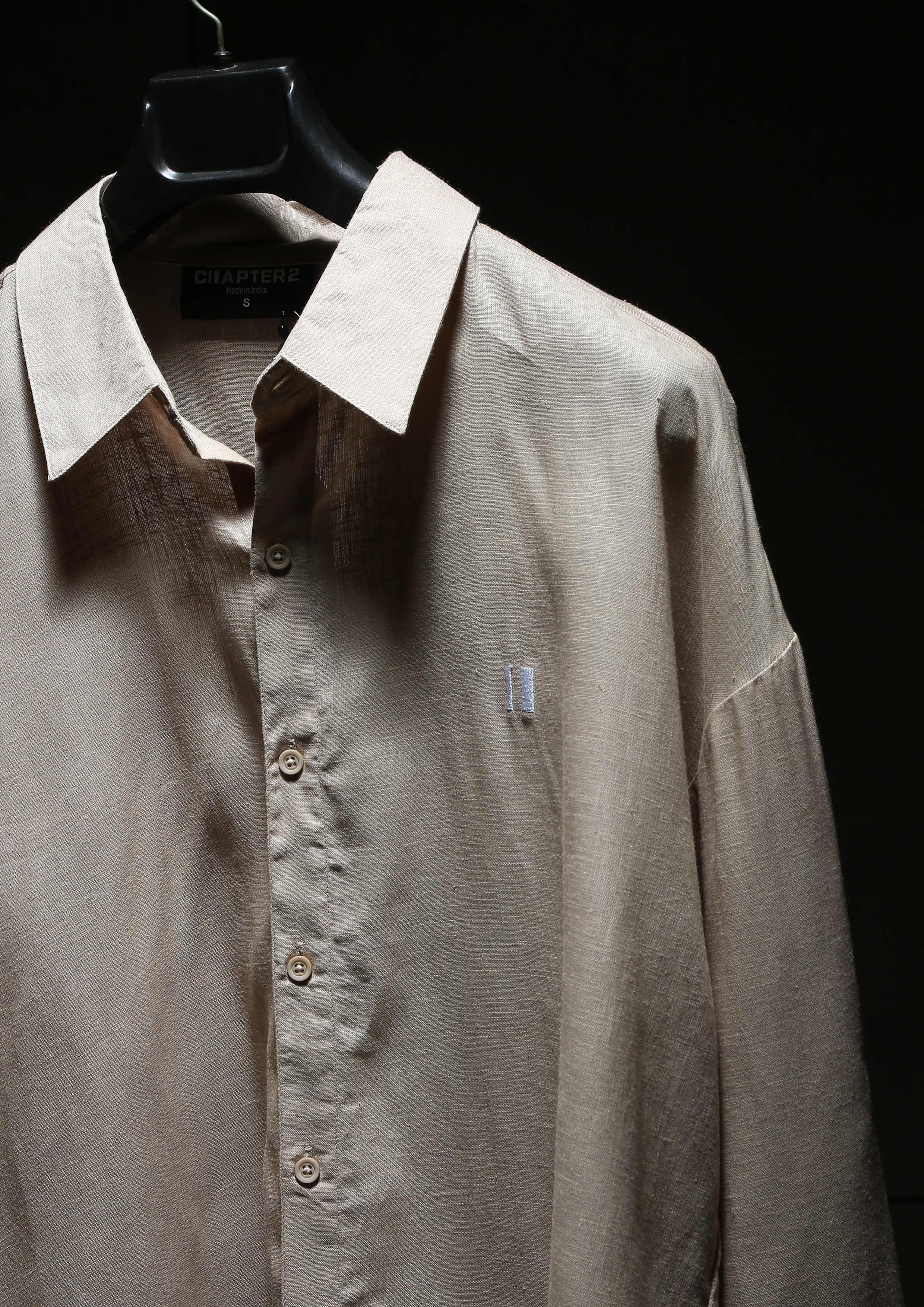 Beige Linen Shirt