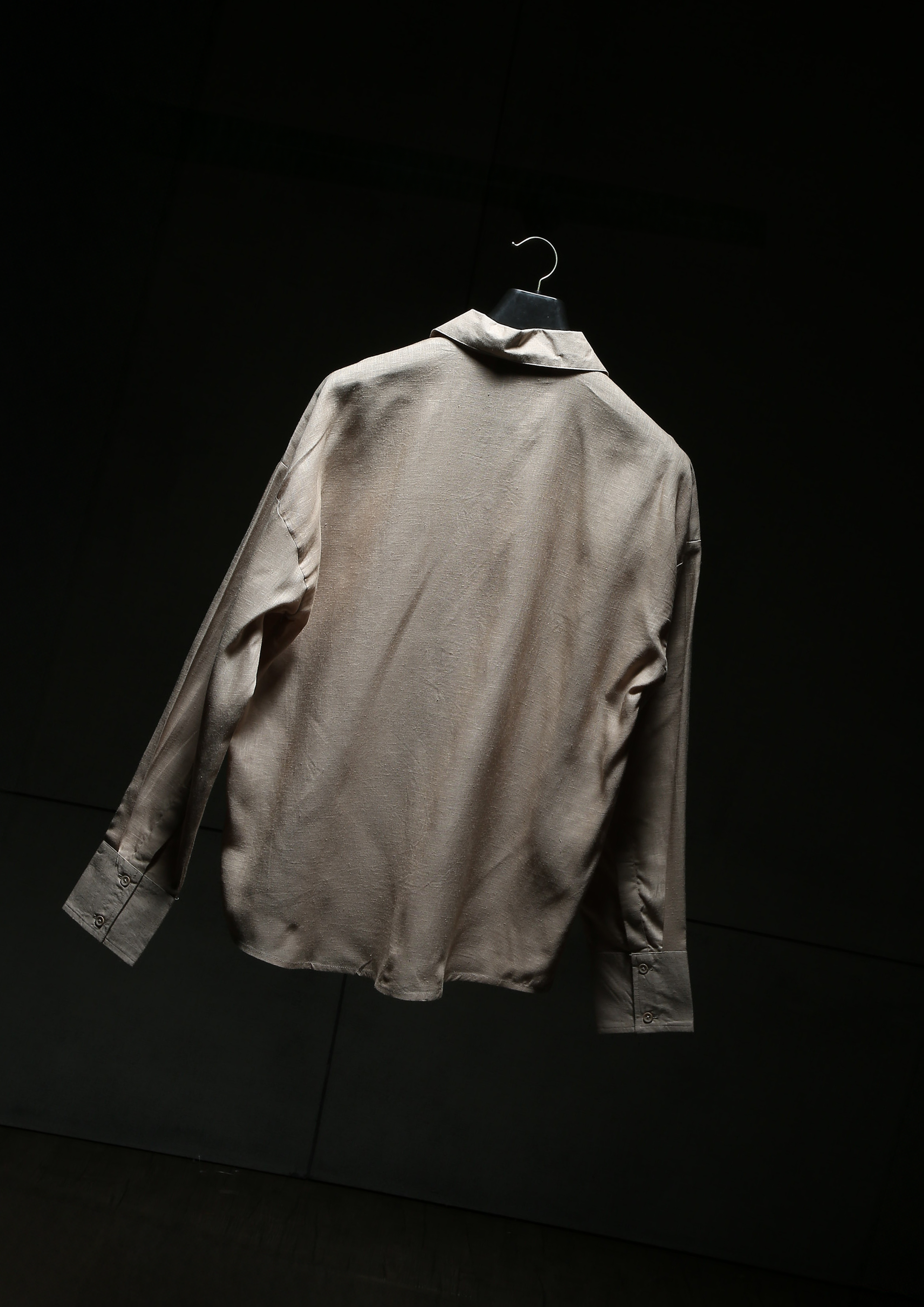 Beige Linen Shirt