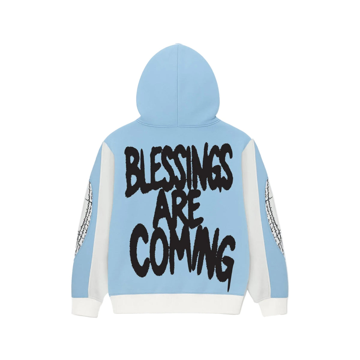 Blue Jersey Hoodie