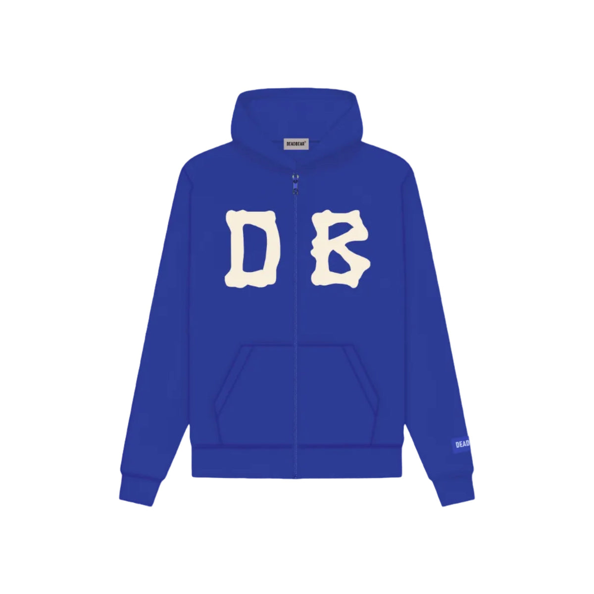 Bone Zipper Royal Blue