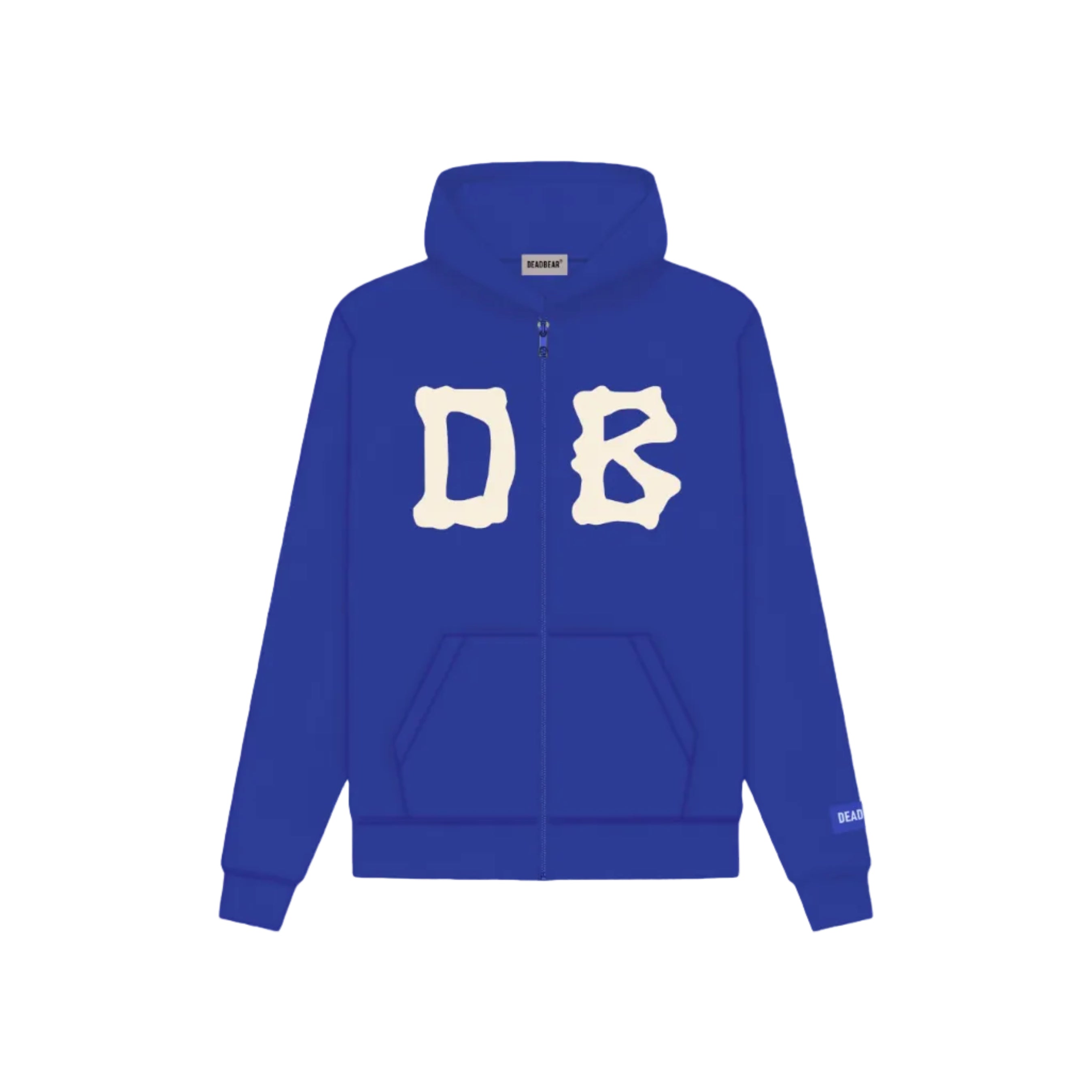 Bone Zipper Royal Blue