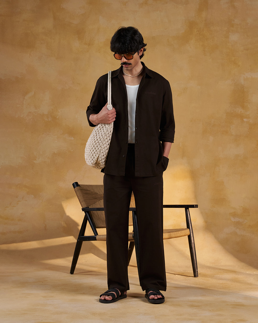 Co-ord Straight Pant Brown