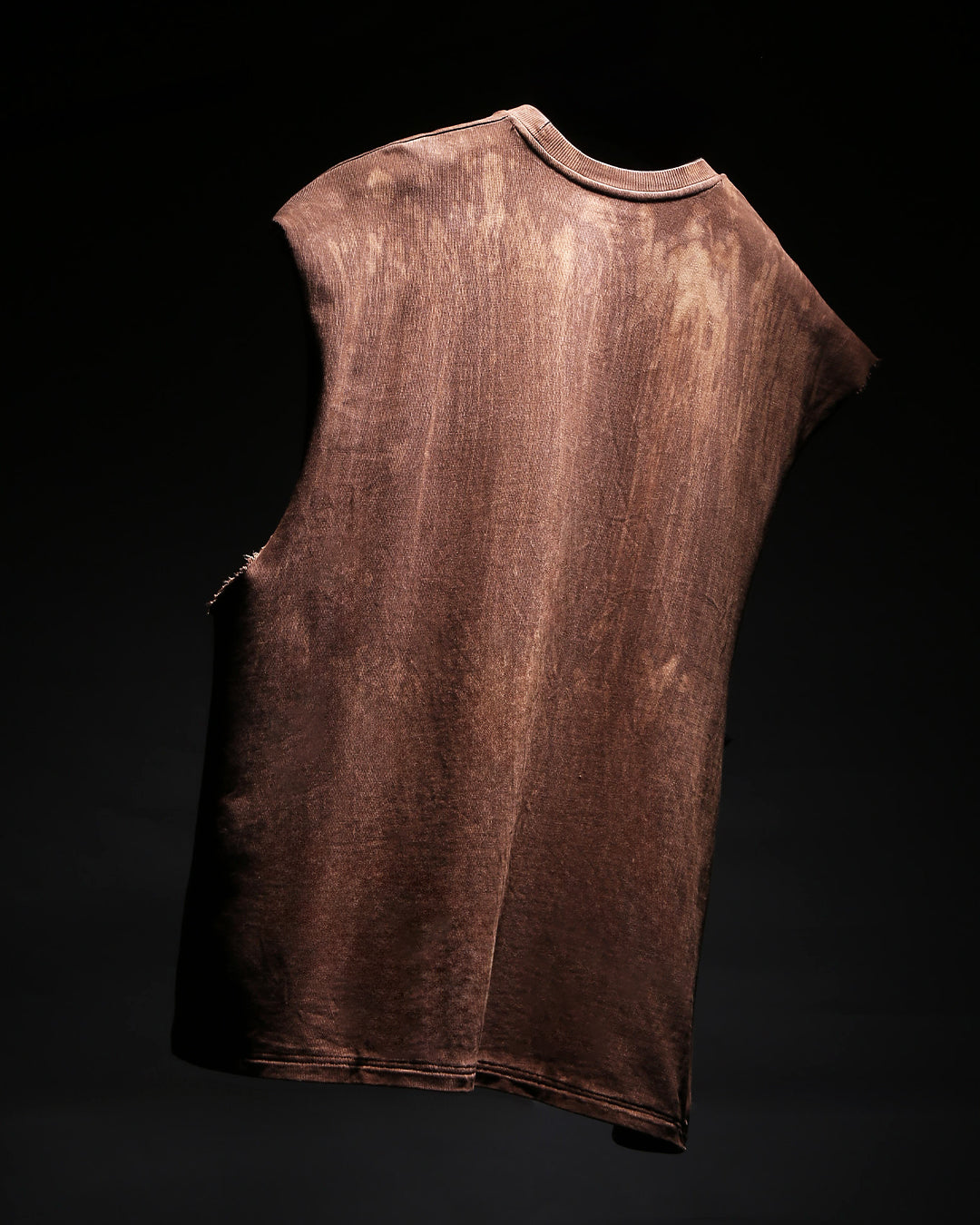 MINERAL WASH BROWN VEST