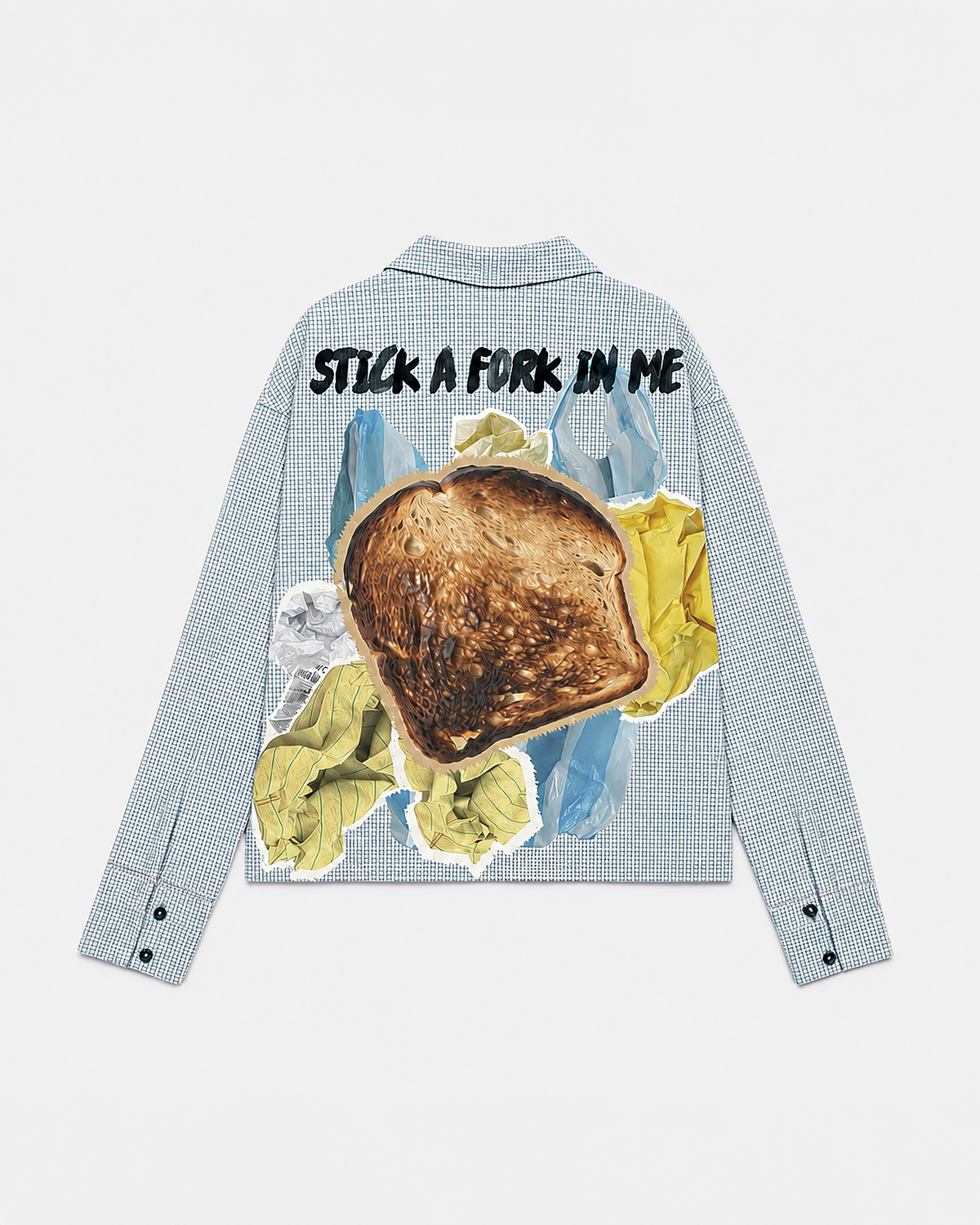 Burnt Toast Box Shirt | Honeycomb Blue