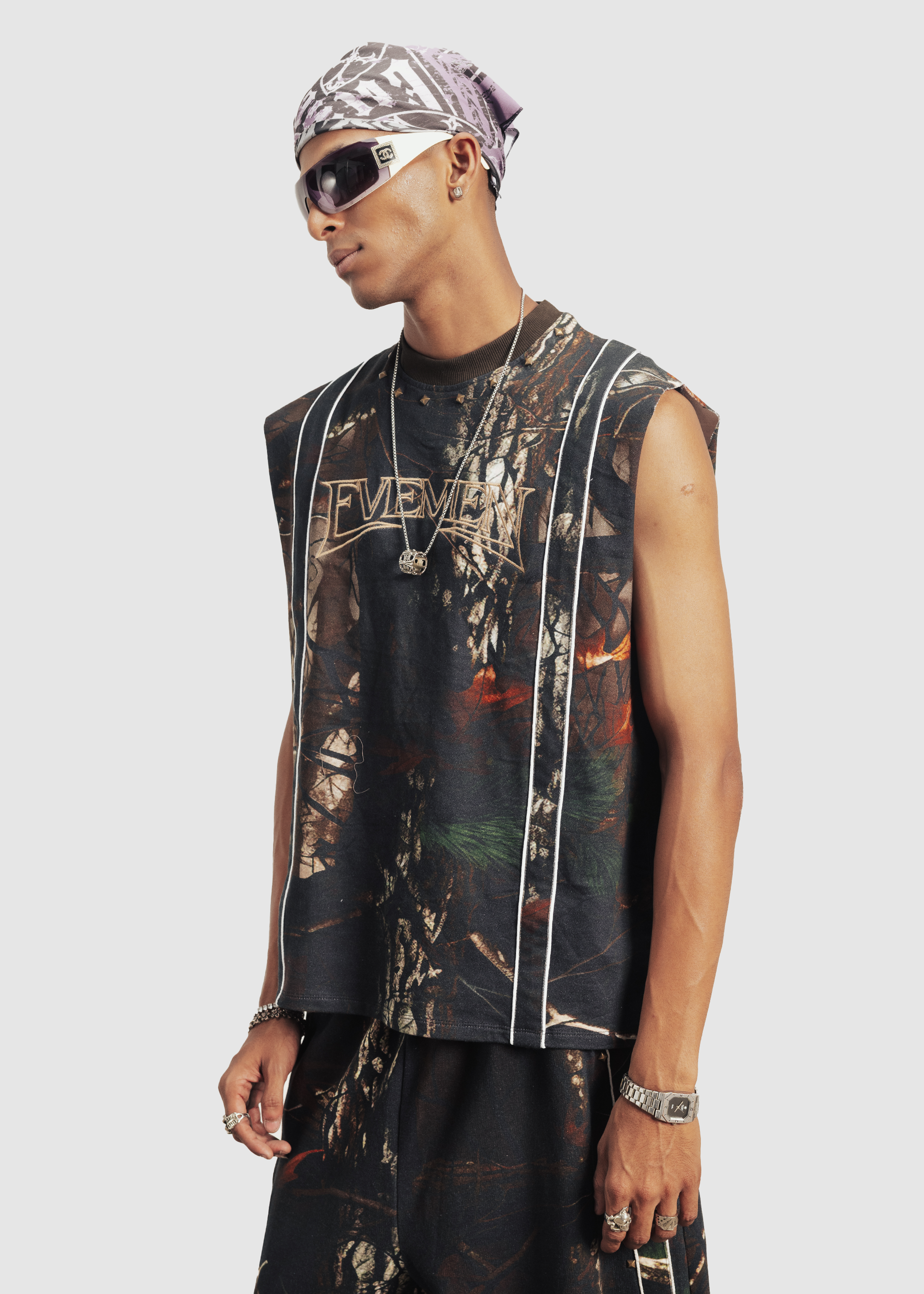 Oak stripe tank