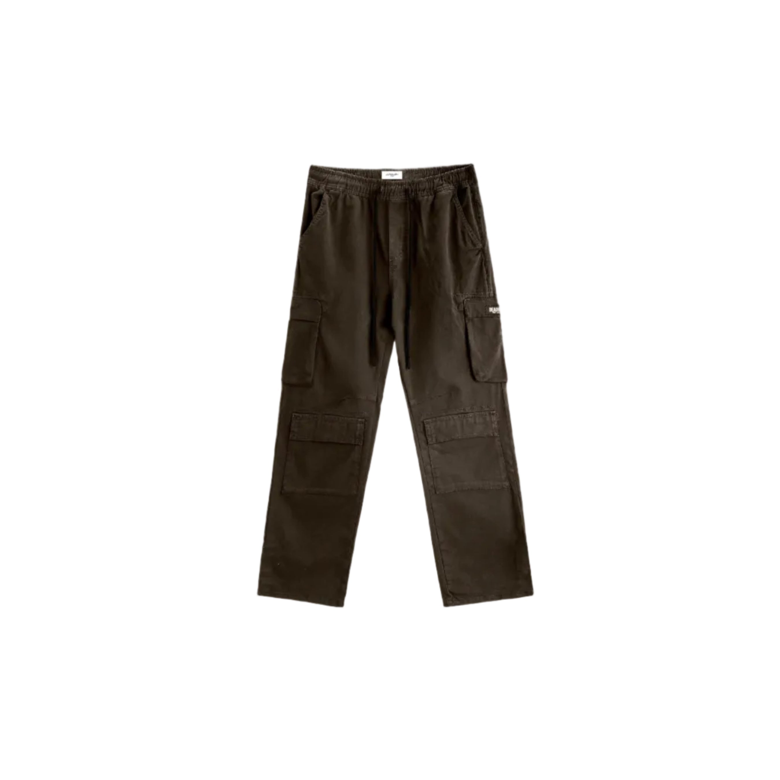 Washed Brown Cargo Pants