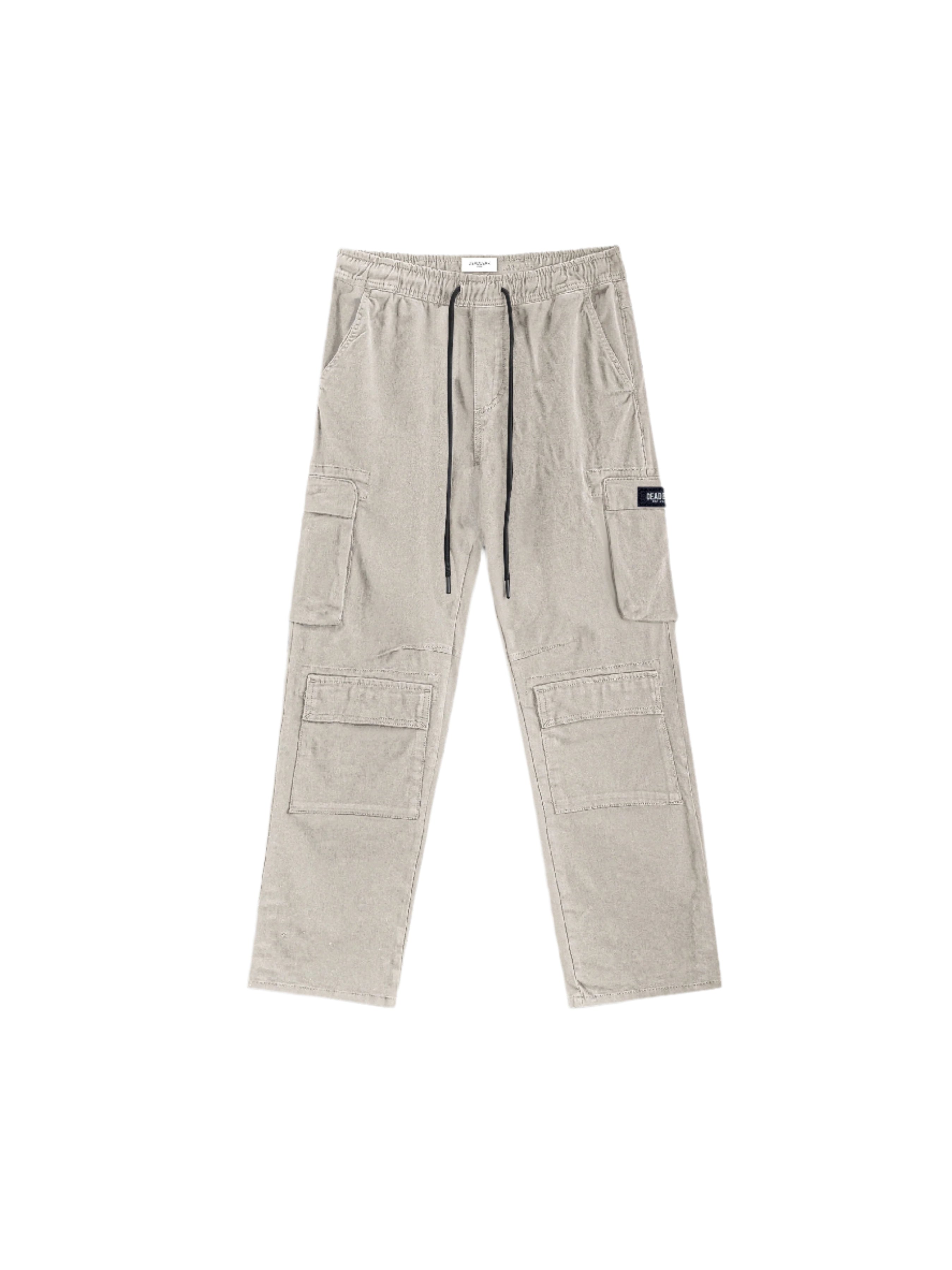 Washed Beige Cargo Pants