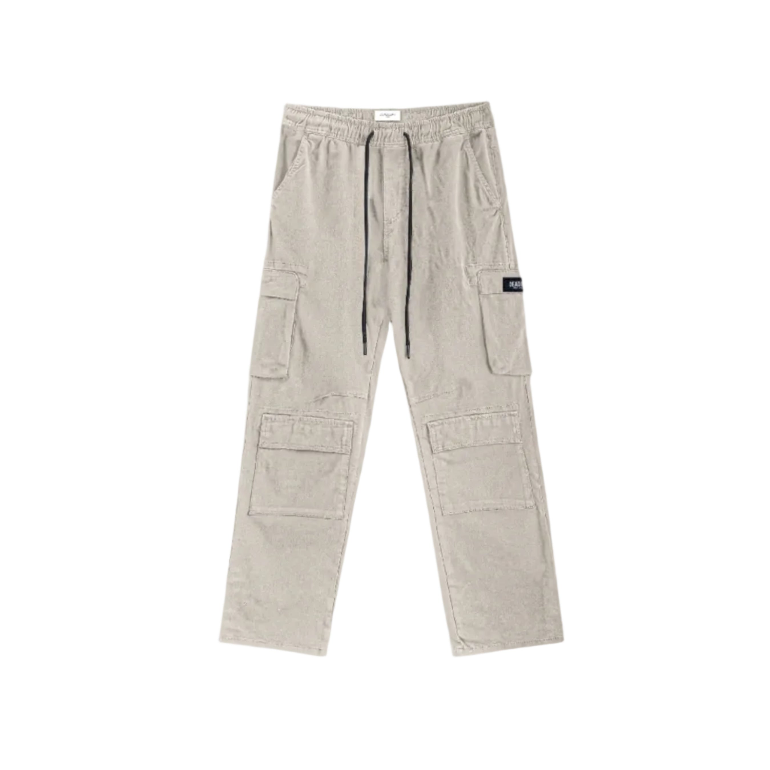 Washed Beige Cargo Pants