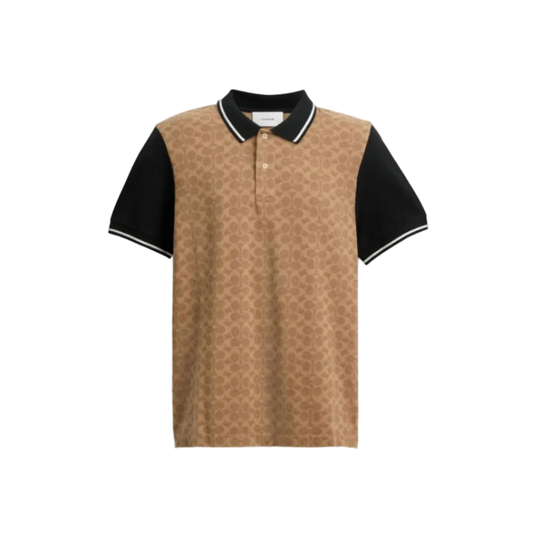 Coach Signature Polo Tan Signature