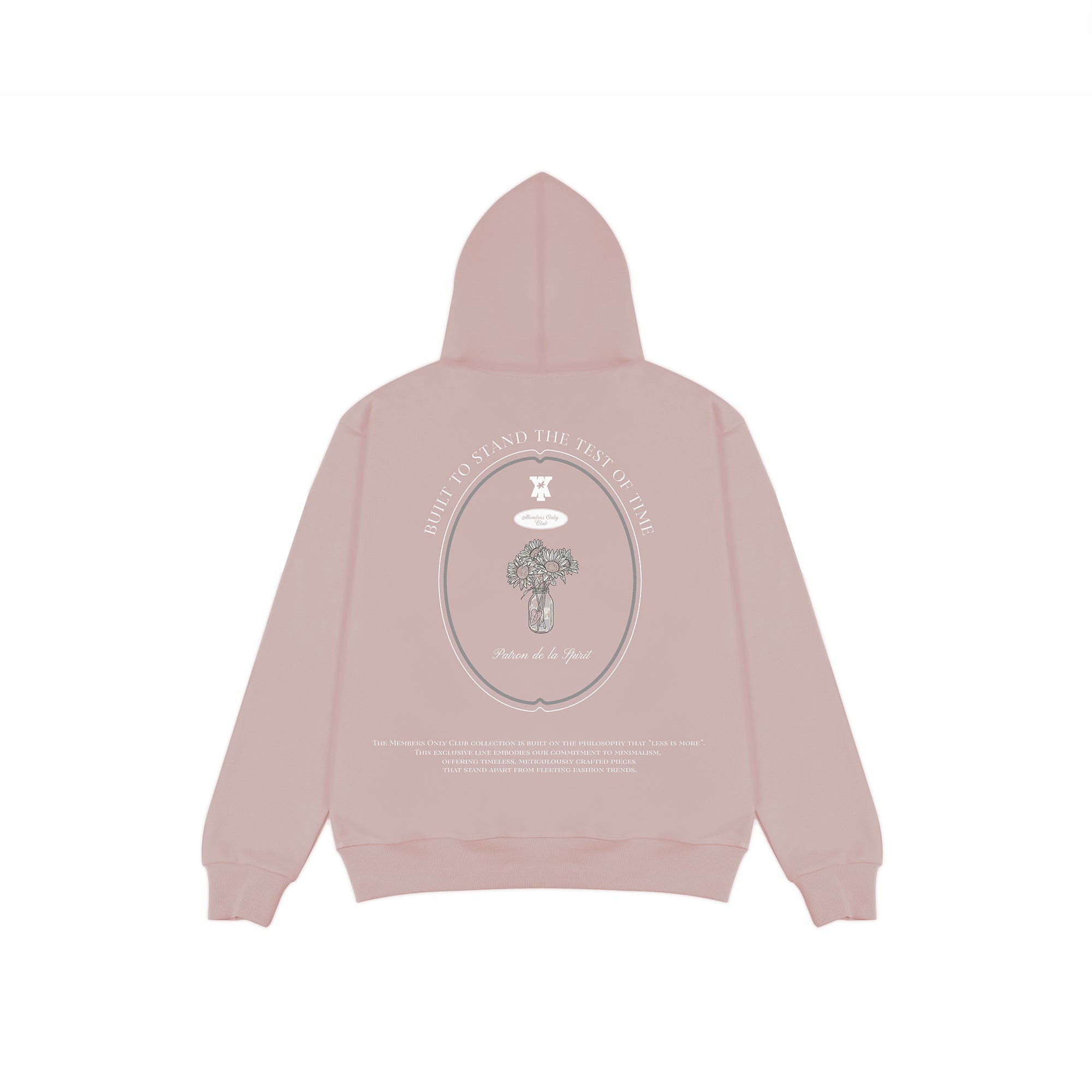 MEMBERS ONLY CLUB – HEIRLOOM SAMLON PINK HOODIE