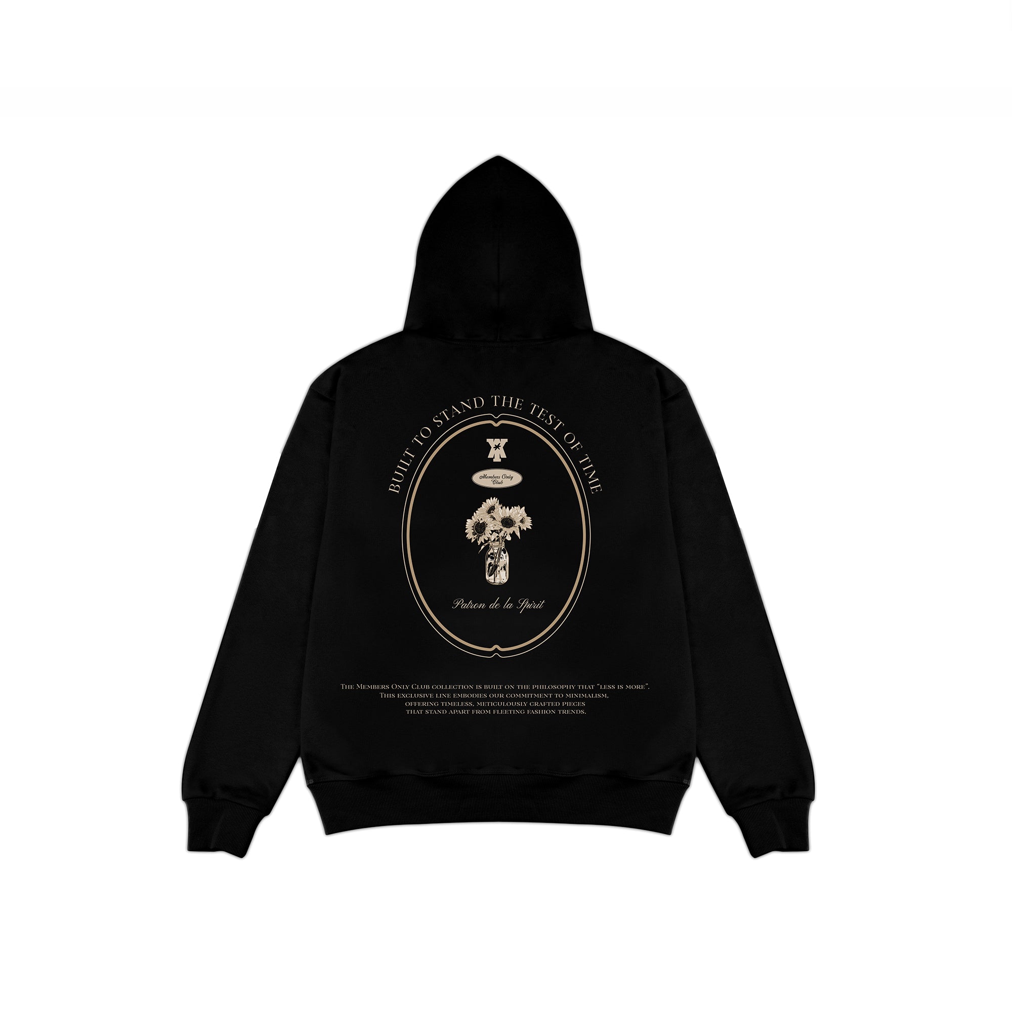 MEMBERS ONLY CLUB – HEIRLOOM BLACK HOODIE