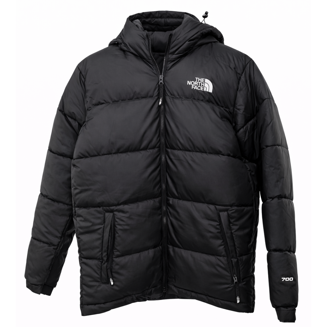 THE NORTH FACE BLACK HYDRENALITE DOWN HOODED COAT BLACK