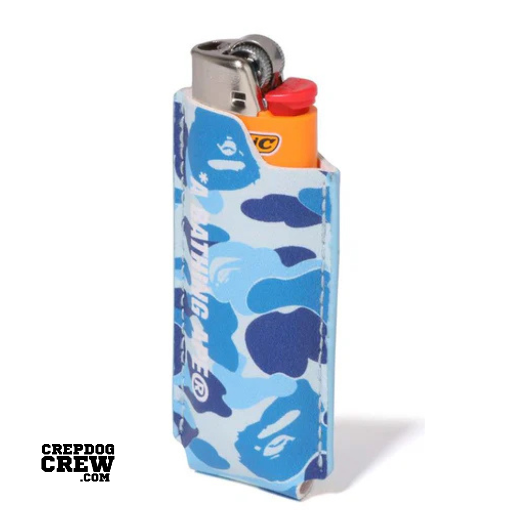 BAPE ABC CAMO LIGHTER CASE BLUE