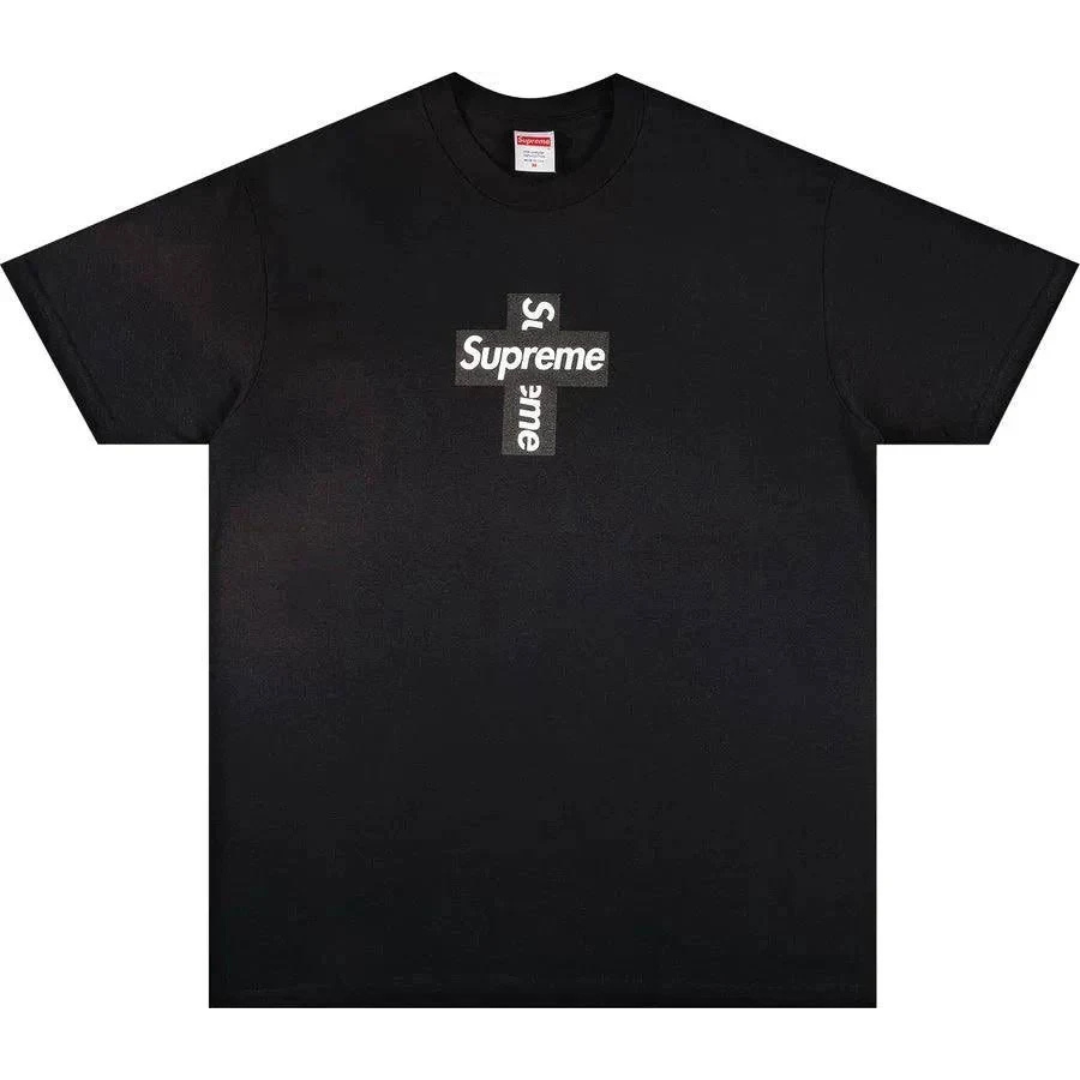 ヴィンテージ Supreme Quickie Tee Box Logo Supreme Cross Box Logo Tee Black