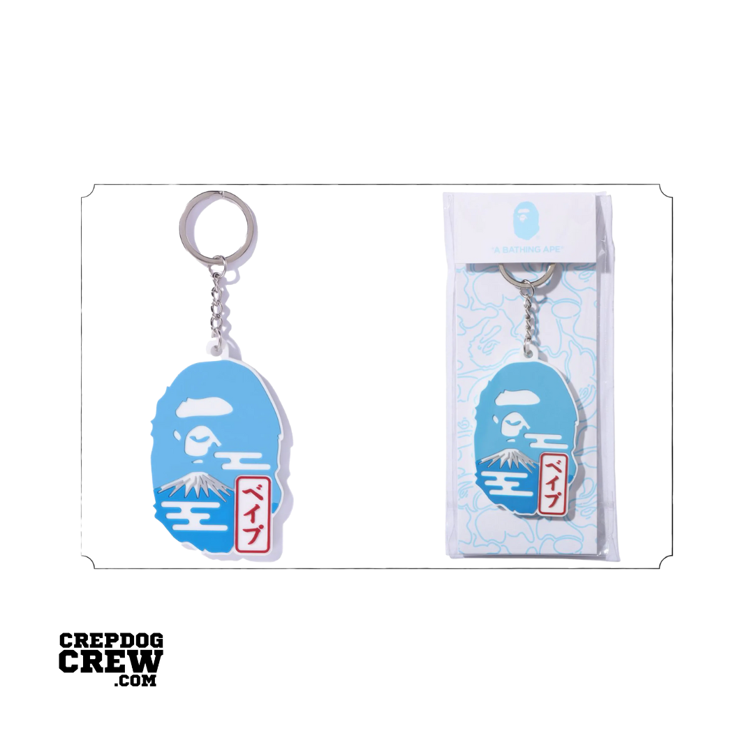 BAPE SAKURA KEYCHAIN BLUE